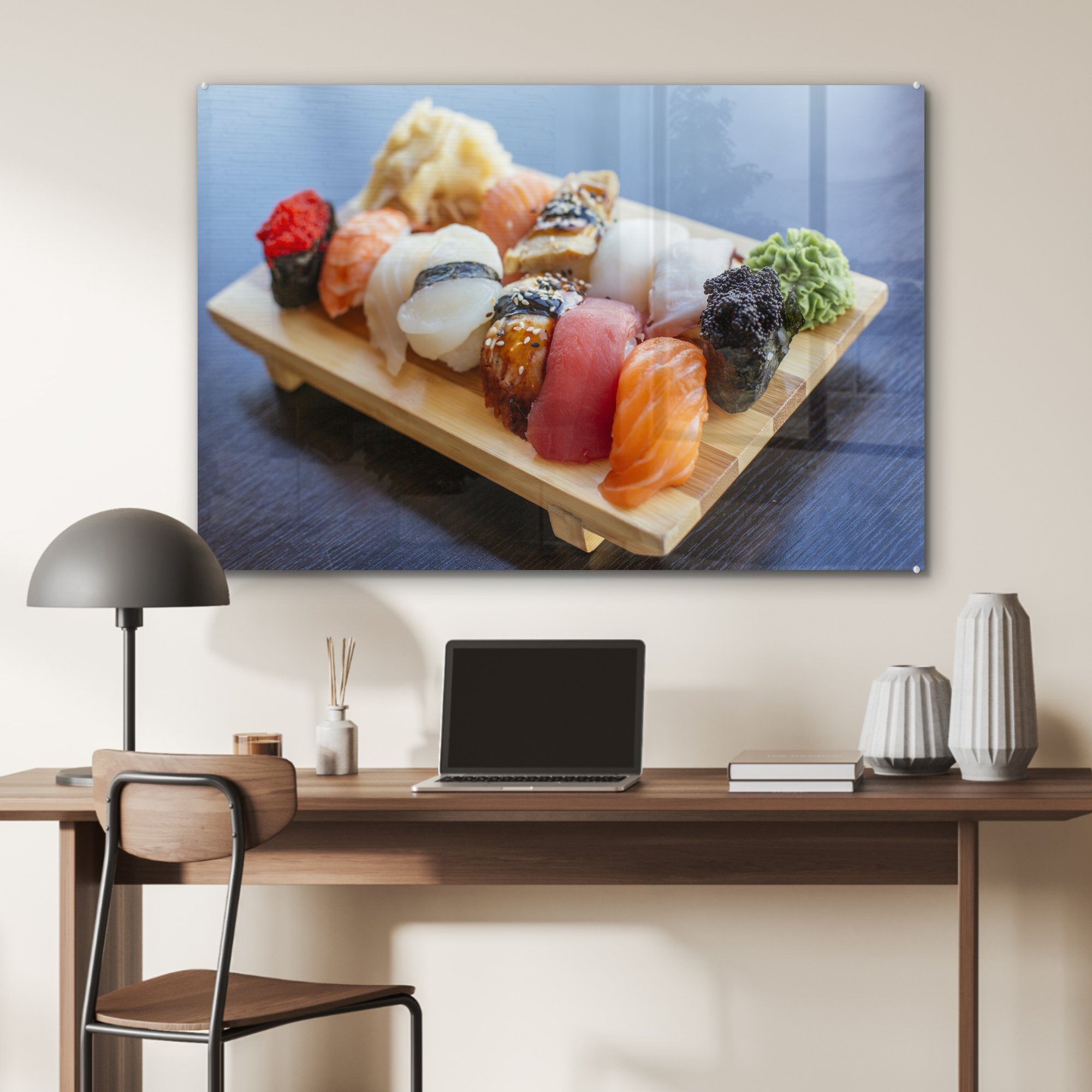 Sammlung & Sushi, Schlafzimmer (1 Acrylglasbilder von St), MuchoWow Acrylglasbild Wohnzimmer