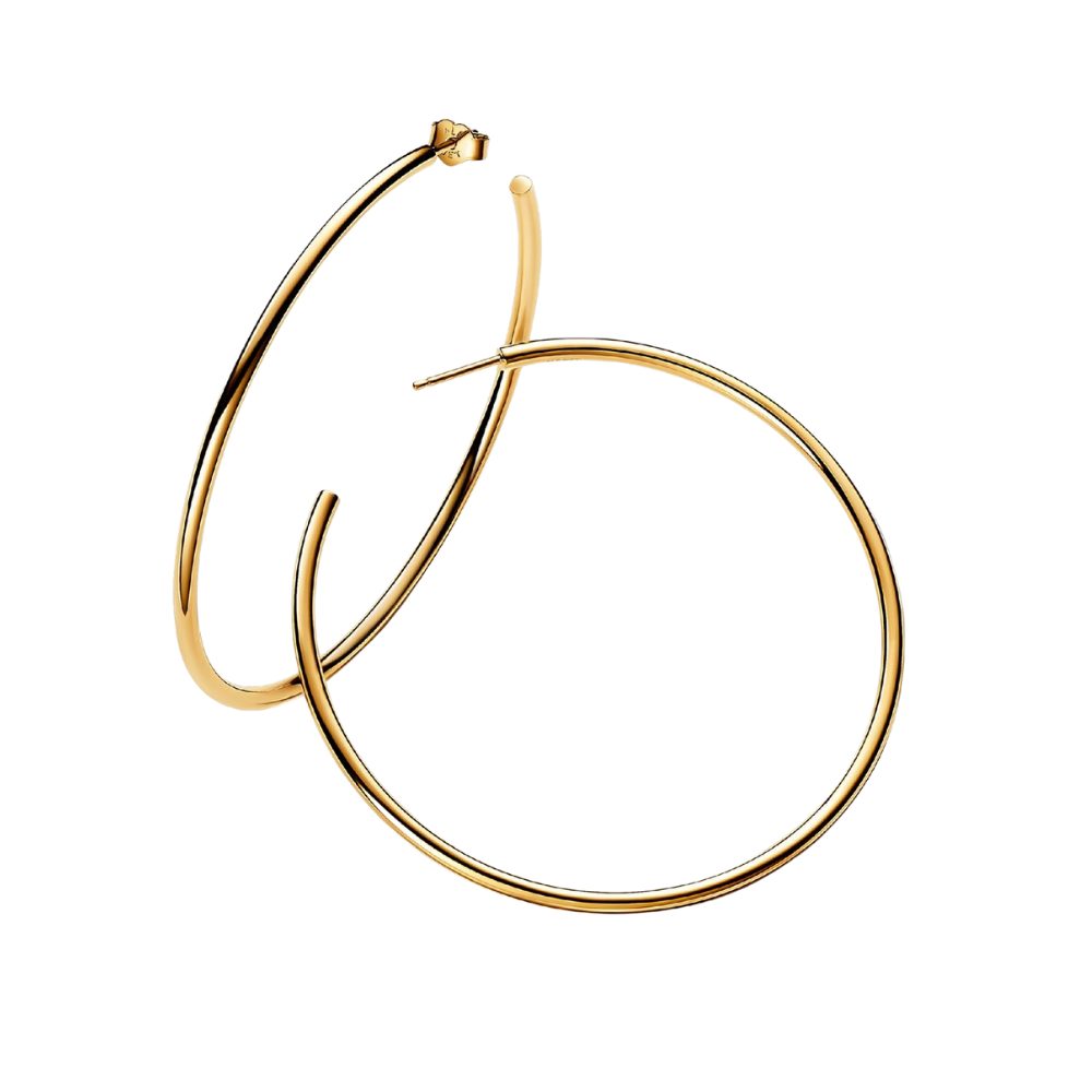 Pandora Paar Серьги-кольца 263312C00, Offen, 65 mm, vergoldet