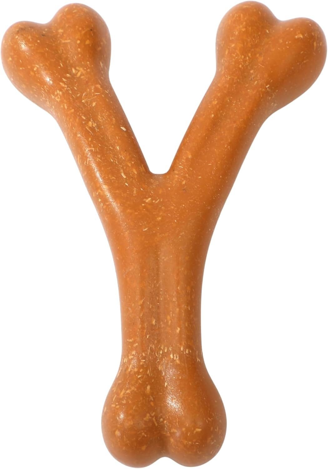FUNFY Spielknochen Y-Form Nylon Kauknochen Spielzeug Bacon Aroma für Hunde, Kauspielzeugset Bacon-Aroma, Zahnpflege, langlebig, sicher & ungiftig