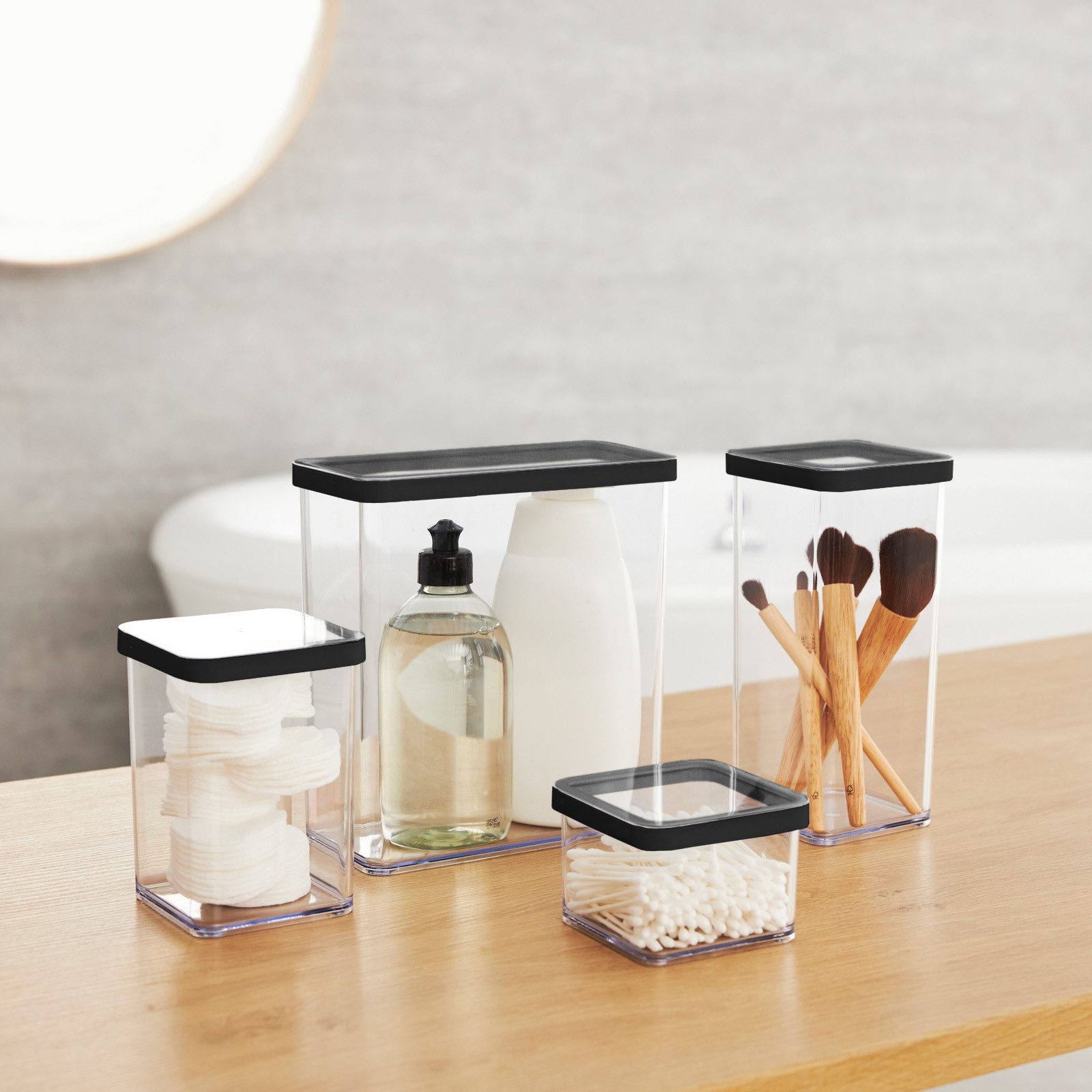 ROTHO Vorratsdose, Kunststoff, (Vorratsdosenset, Set 10 tlg)