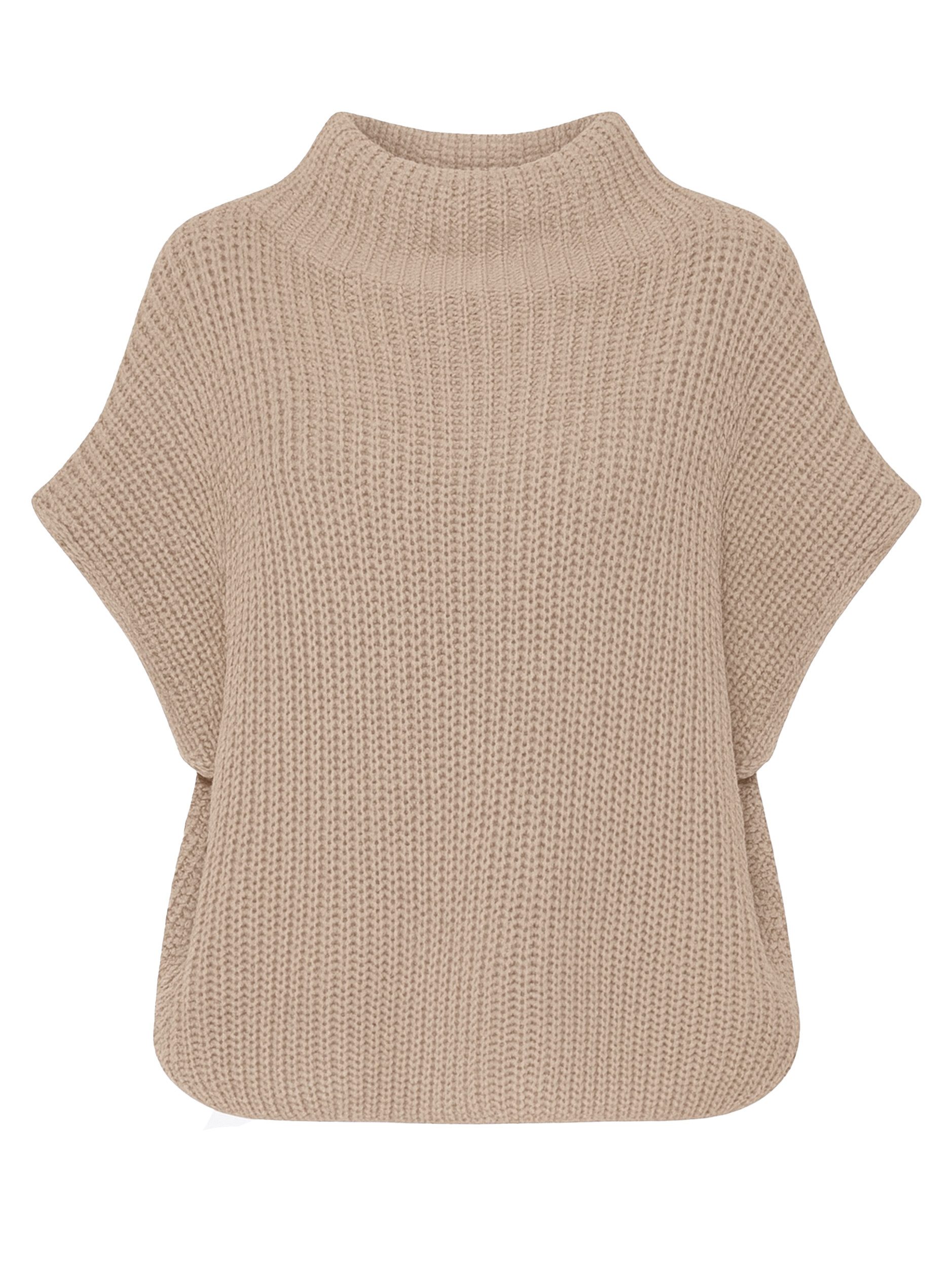 SASSYCLASSY Pullunder Oversize Pullunder Damen mit Turtleneck Elegant günstig online kaufen