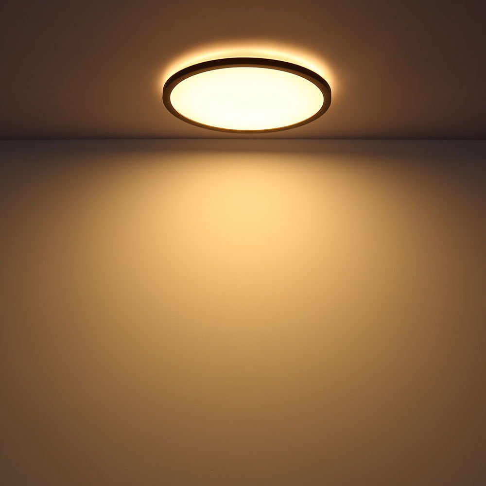 Warmweiß, fest Deckenleuchte, LED-Leuchtmittel Badezimmerleuchte LED Küchenleuchte Deckenleuchte LED Deckenlampe etc-shop verbaut,