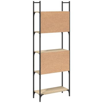 vidaXL Bücherregal Bücherregal 5 Böden Sonoma-Eiche 60,5x24x166,5 cm Holzwerkstoff, 1-tlg.