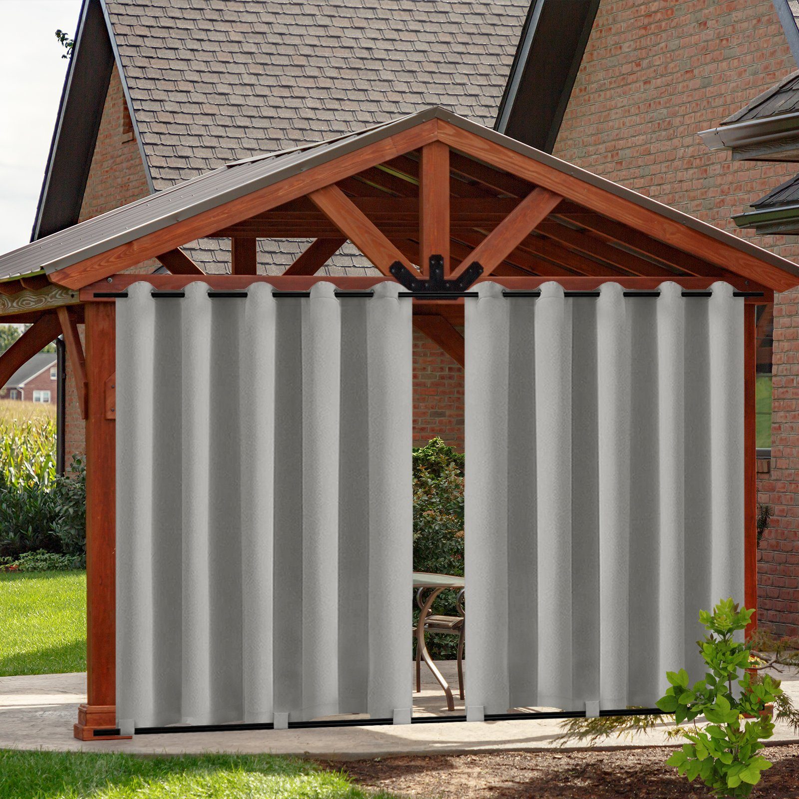 BTTO V&G Outdoorgardine Winddicht Balkon Gardinen,Outdoor günstig online kaufen