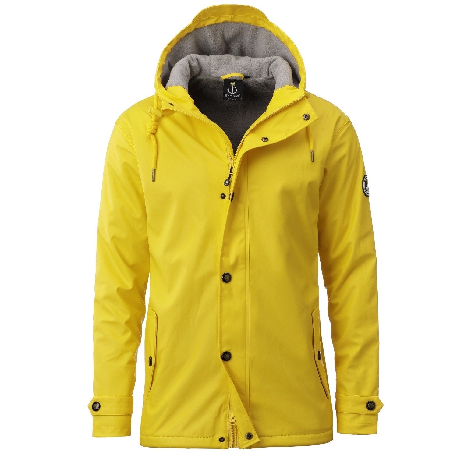Funktionsjacke Ankerglut Frost Herren Regenjacke Friesennerz gefüttert