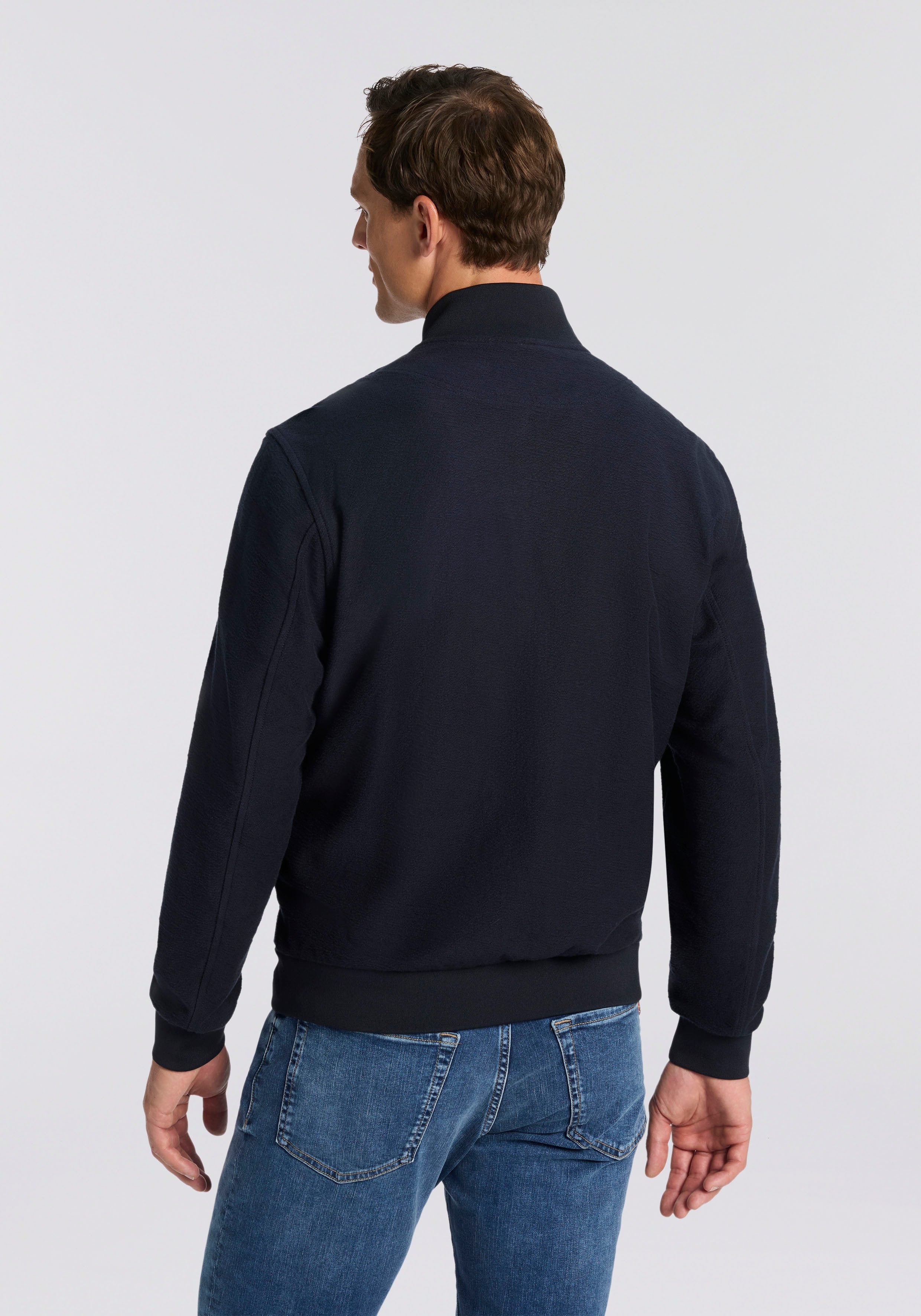 BOSS ORANGE Sweatjacke Lisimba oversize fit, Strickbündchen günstig online kaufen