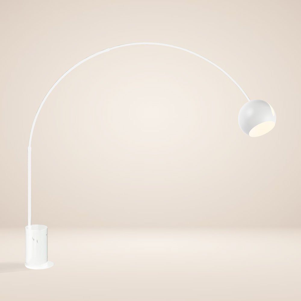 s.luce Stehlampe Ball Bogenlampe mit Marmorfuß günstig online kaufen