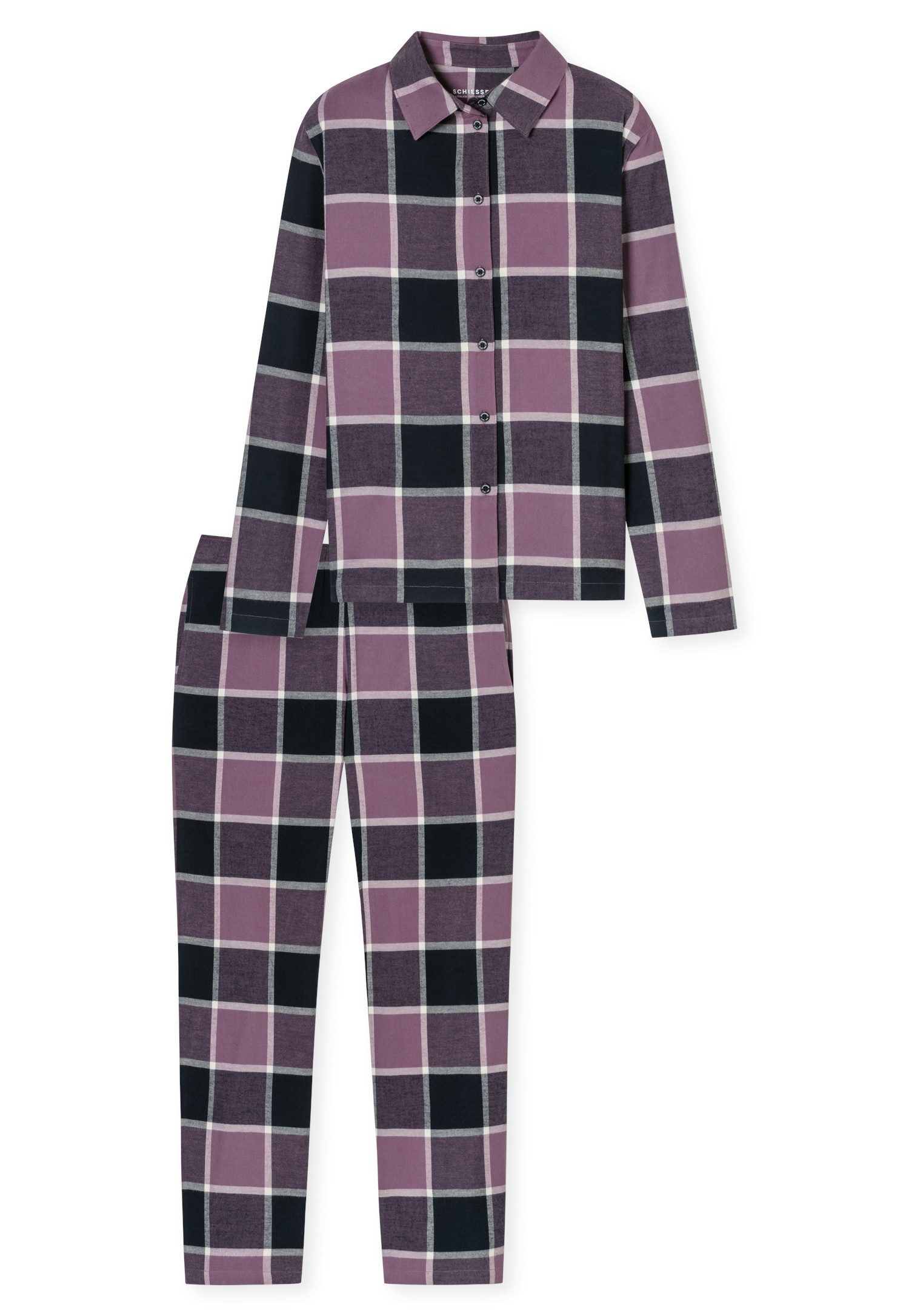 Schiesser Pyjama "Selected Premium Warming" (2 günstig online kaufen