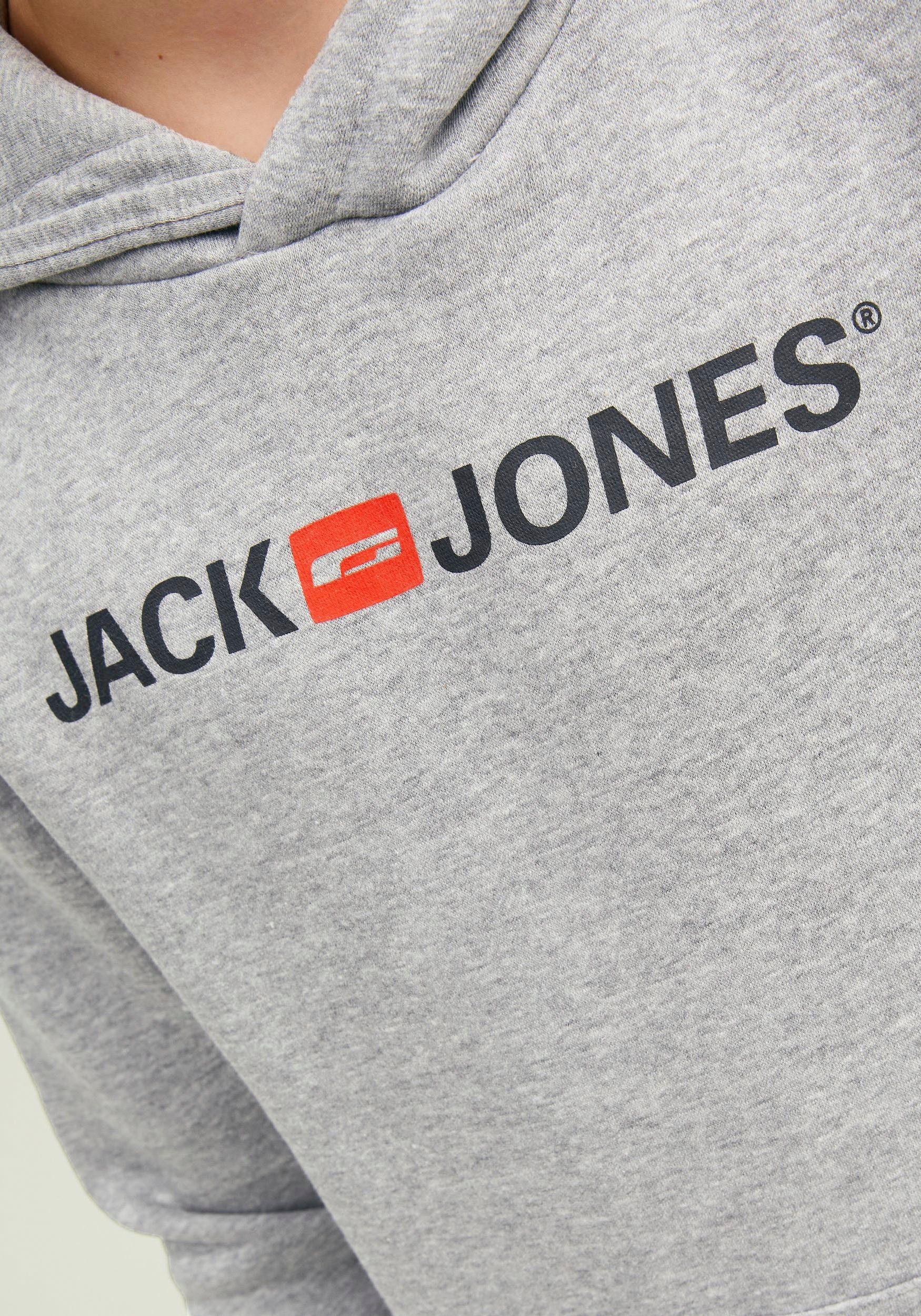 Grau-2 & Junior Jack Jones Kapuzensweatshirt