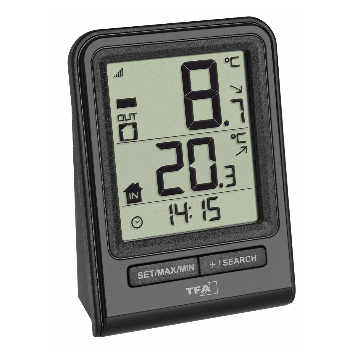 Wetterstation Funk-Thermometer mit Außensender