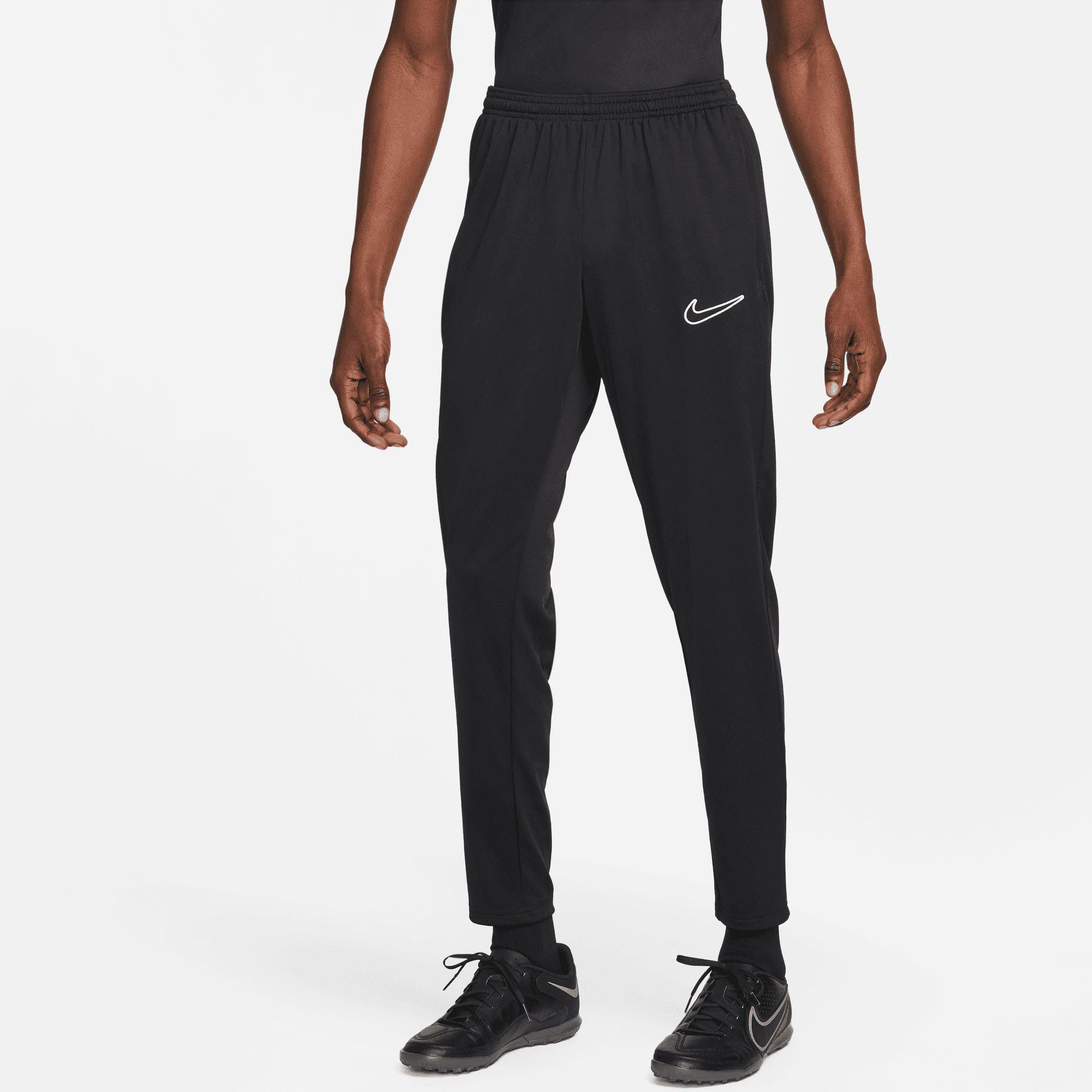 Academy Nike Men's Zippered Dri-FIT Pants BLACK/BLACK/BLACK/WHITE Trainingshose Soccer