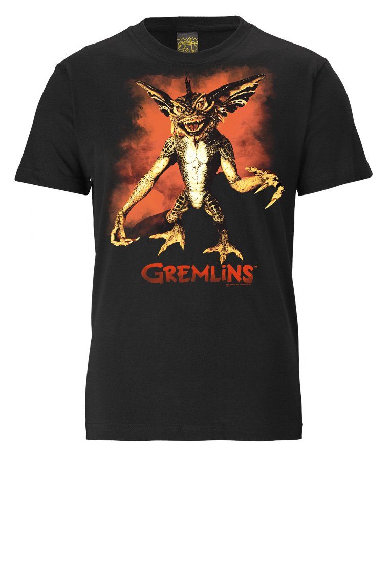 T-Shirt Gremlin-Frontprint mit Gremlins - LOGOSHIRT weltberühmtem Monster