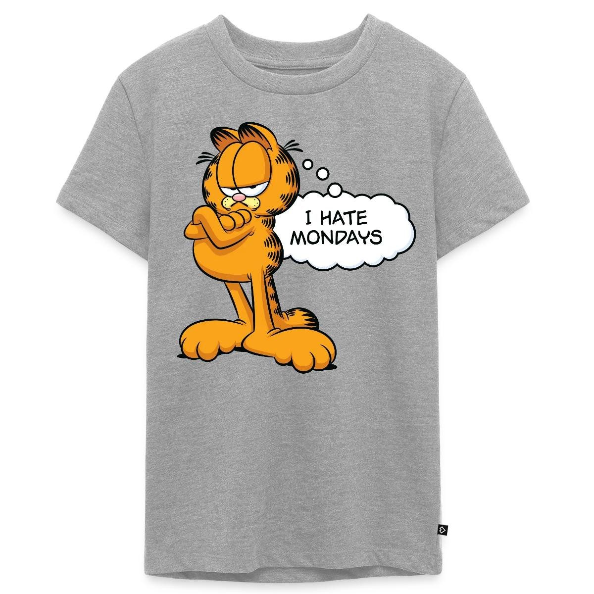 T-Shirt Garfield Ich Hasse Montage Mondays Montag Teenager Premium T-Shirt