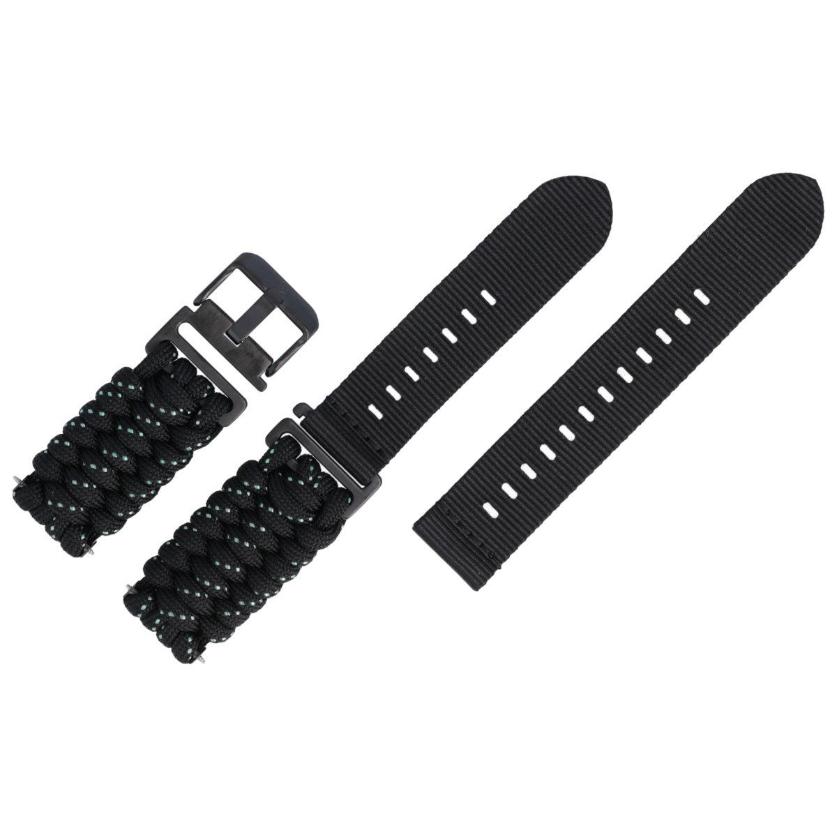 Victorinox Uhrenarmband 25mm Textil Schwarz 5885