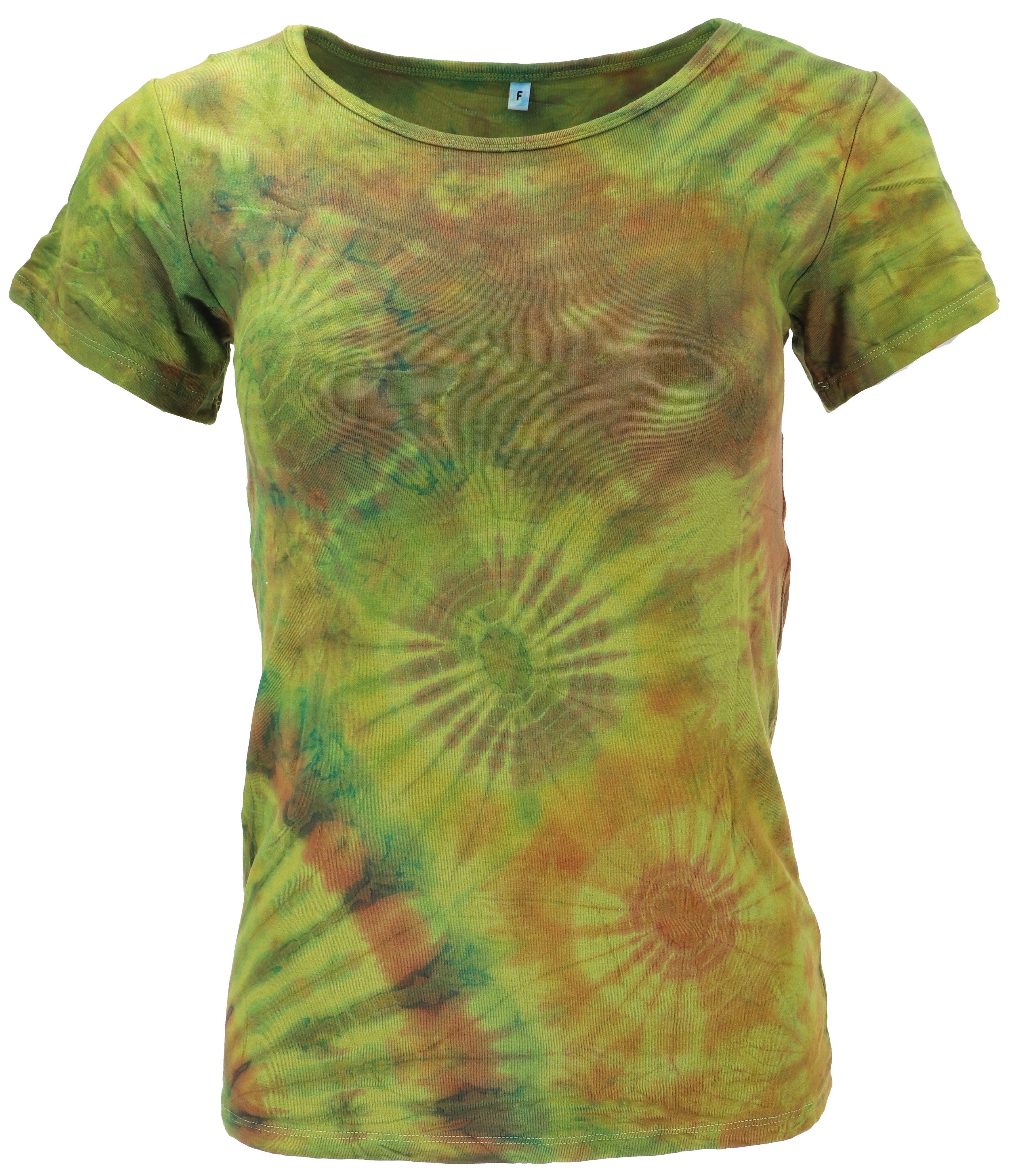 Guru-Shop T-Shirt Batik Hippie T-Shirt, Unikat Boho Batikshirt -.. Ethno St günstig online kaufen