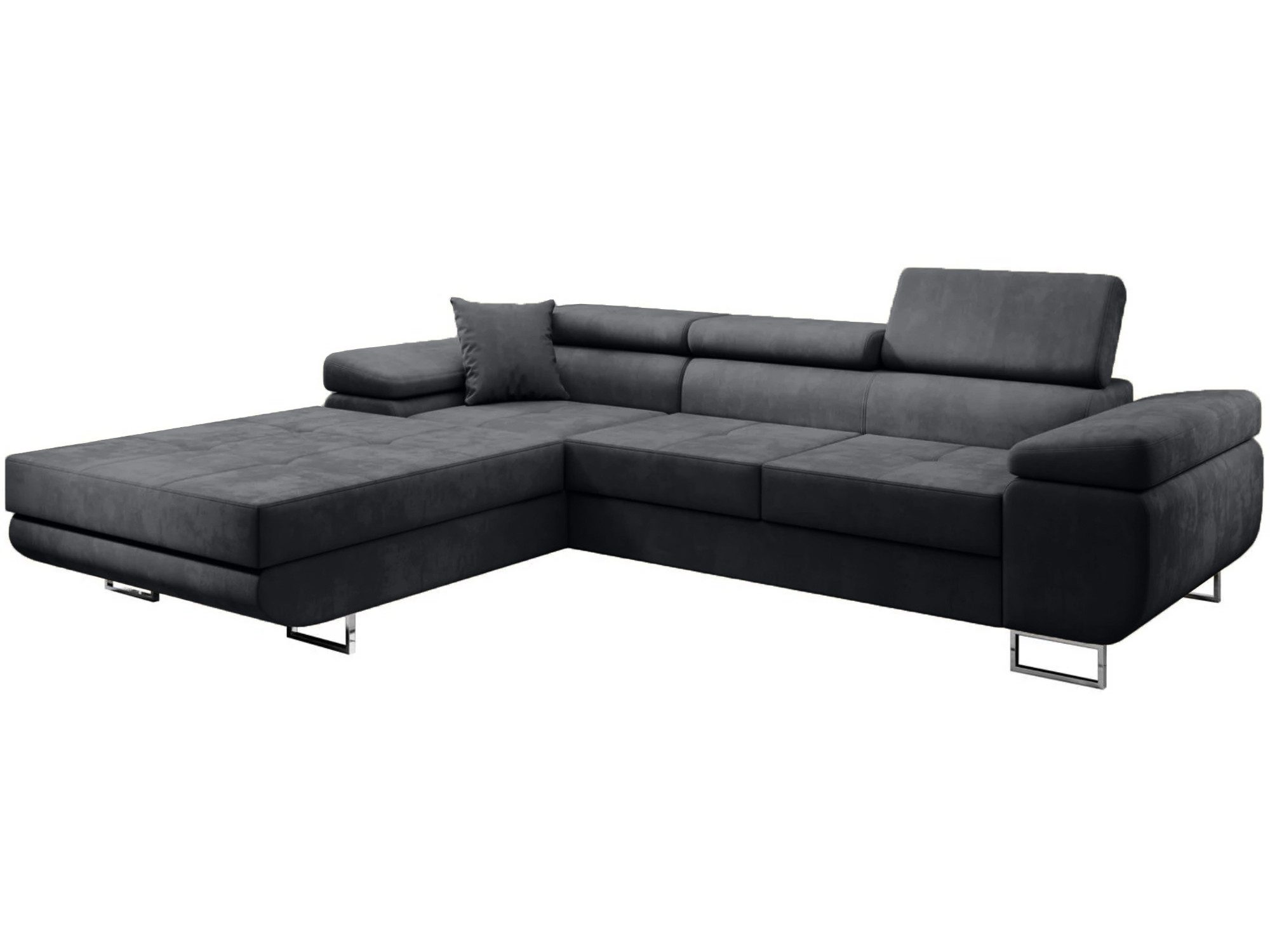 Beautysofa Ecksofa Alons mit Schlaffunktion auf Metallbeinen, L-Form Polsterecke, mit Schlaffunktion