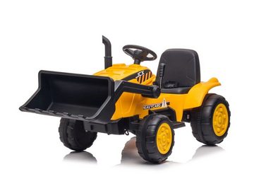 Elektro-Kindertraktor Kinder Elektroauto Traktor / Bulldozer mit Anhänger Audio+FB+LED