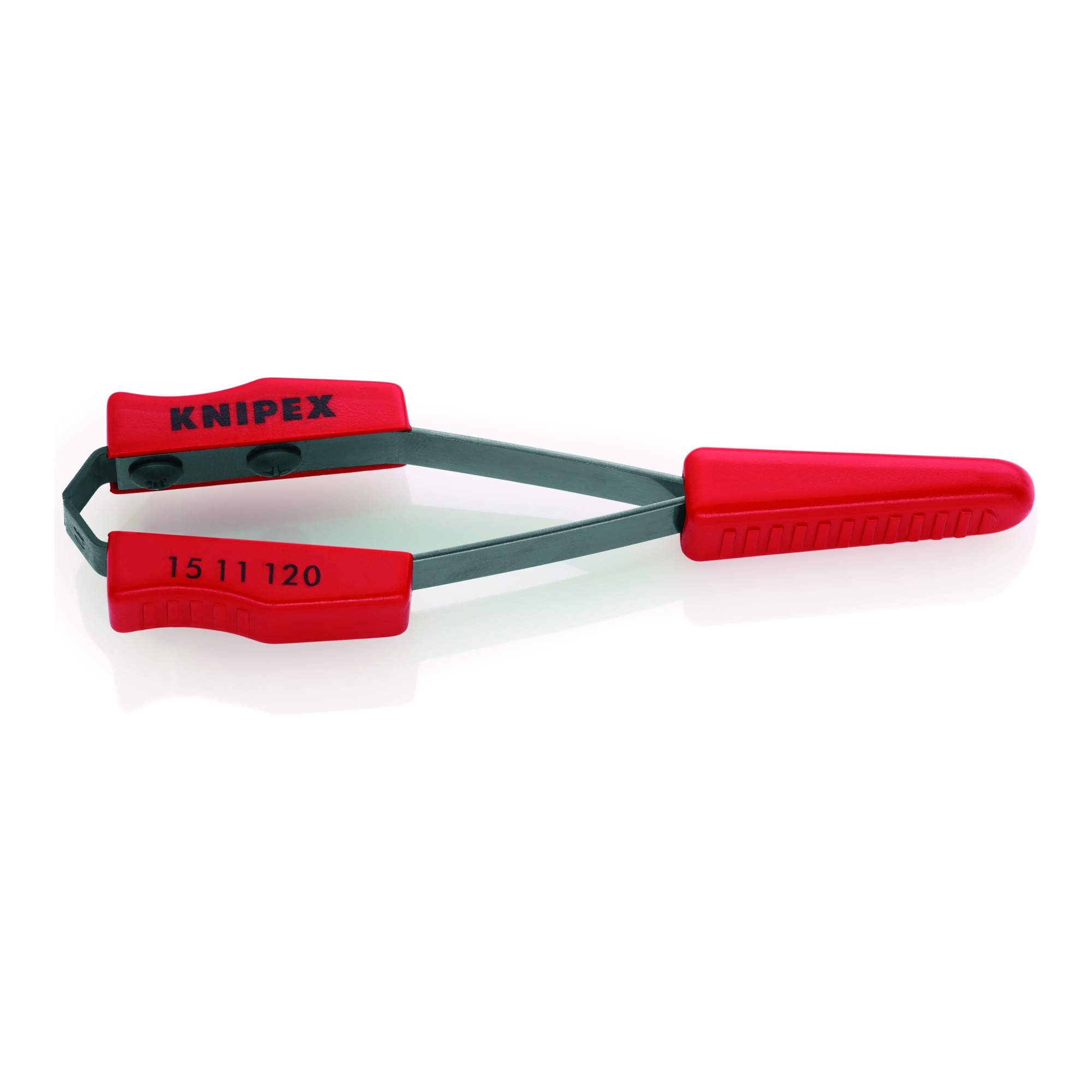 Knipex Pinzette KNIPEX 15 11 120 Lackabzieh-Pinzette mit Kunststoff-Hüllen 120 mm