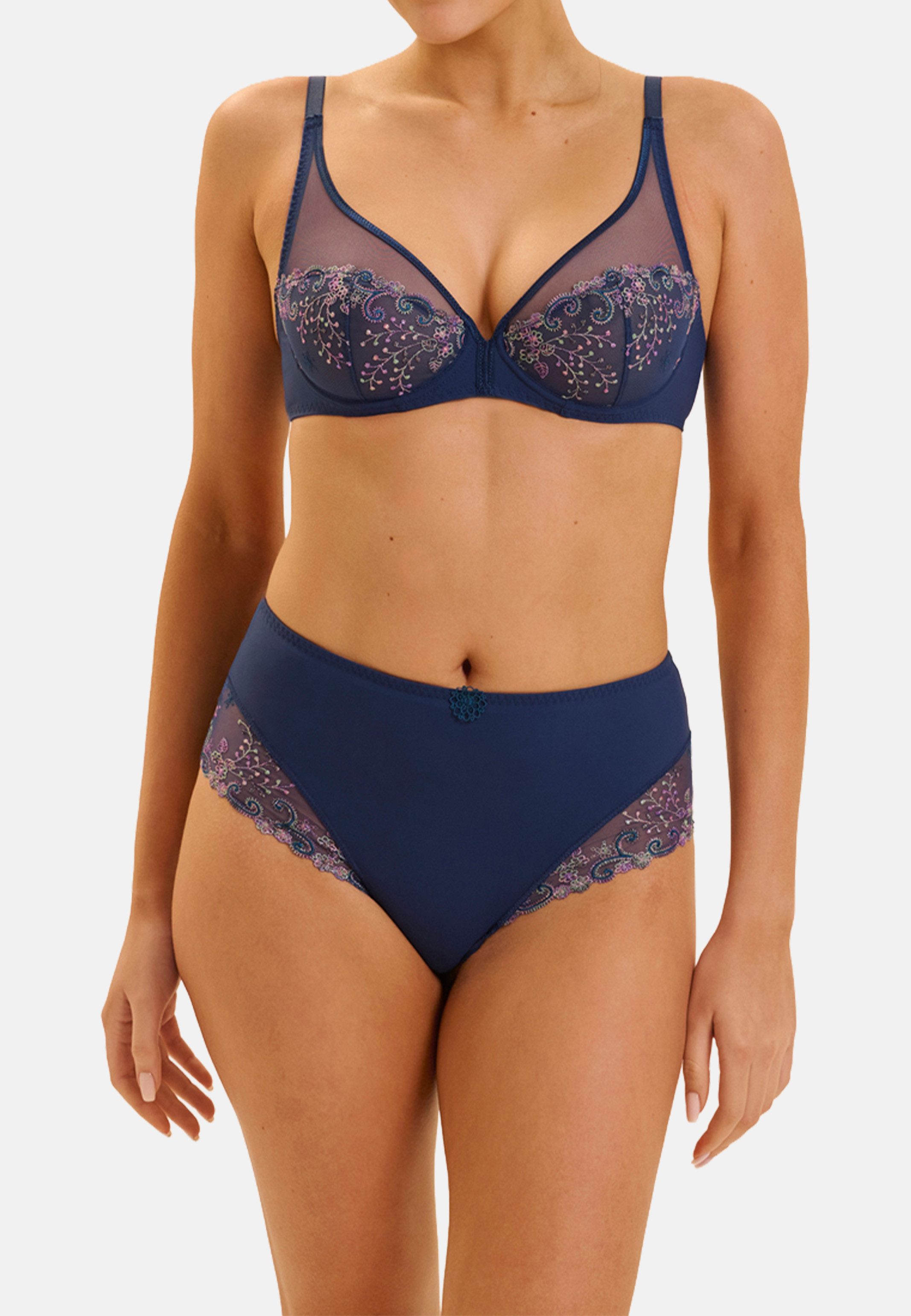 SIMONE PERELE Taillenslip Délice (1-St) Taillen Slip - Atmungsaktiv - Zarte Stickerei auf transparentem Tüll – Bild 5 von 5