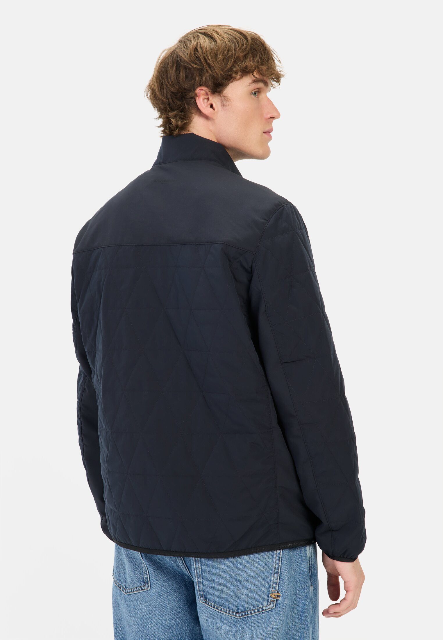 camel active Blouson mit Stehkragen Markenlogo günstig online kaufen