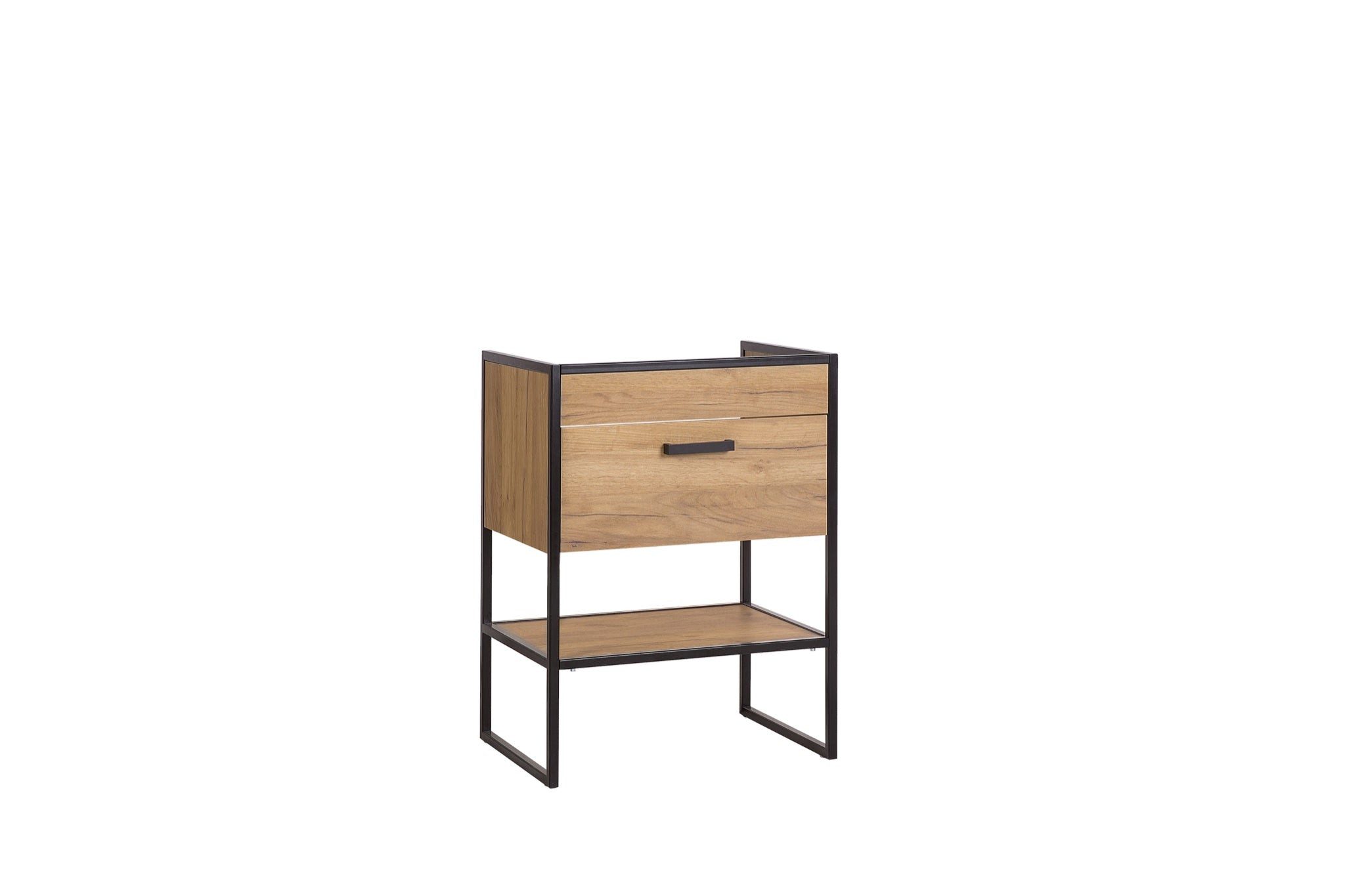 ROYAL24_MARKT Waschbeckenunterschrank Waschbeckenunterschrank Brookvale Golden Craft Eiche 60×82×46 cm