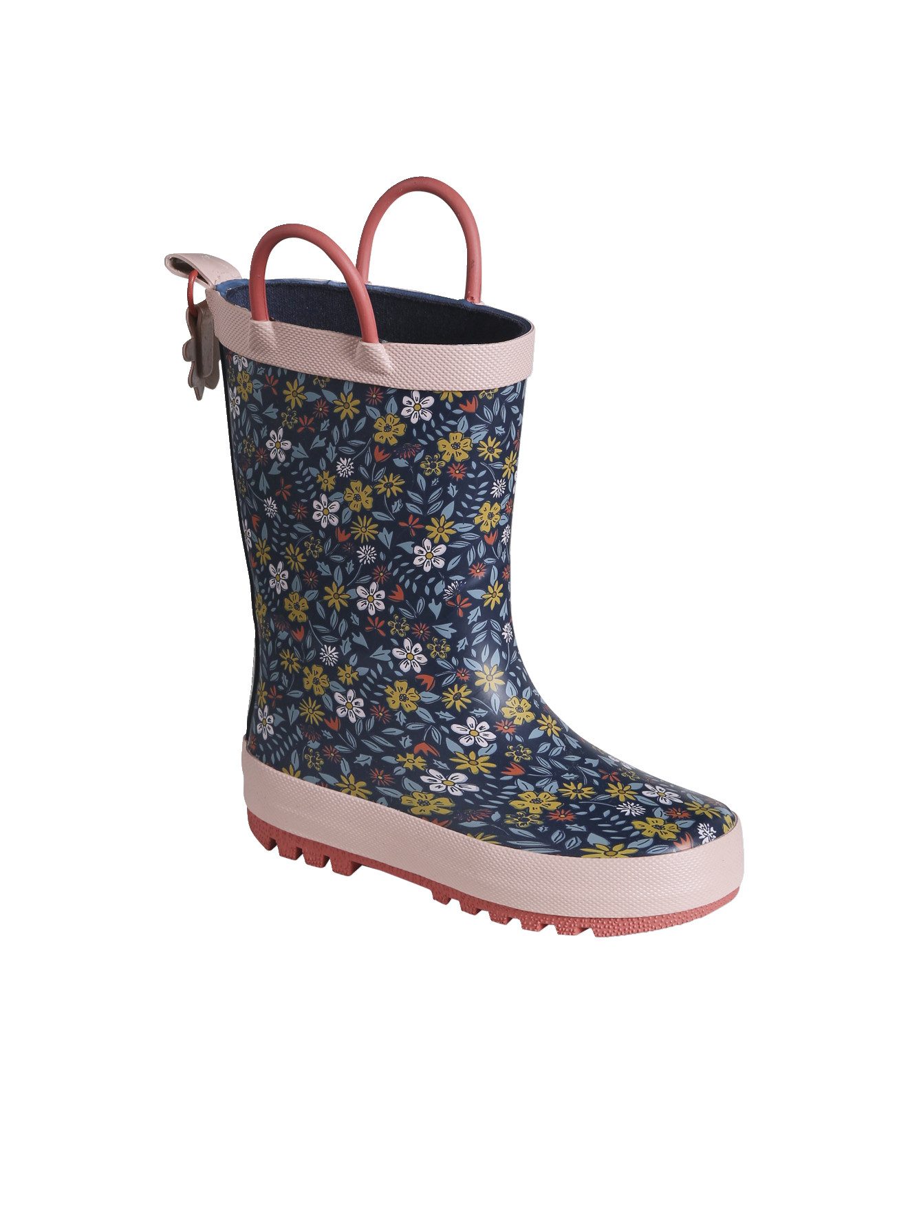 vertbaudet Kinder Gummistiefel Winterstiefel Blumen oder Leo-Print