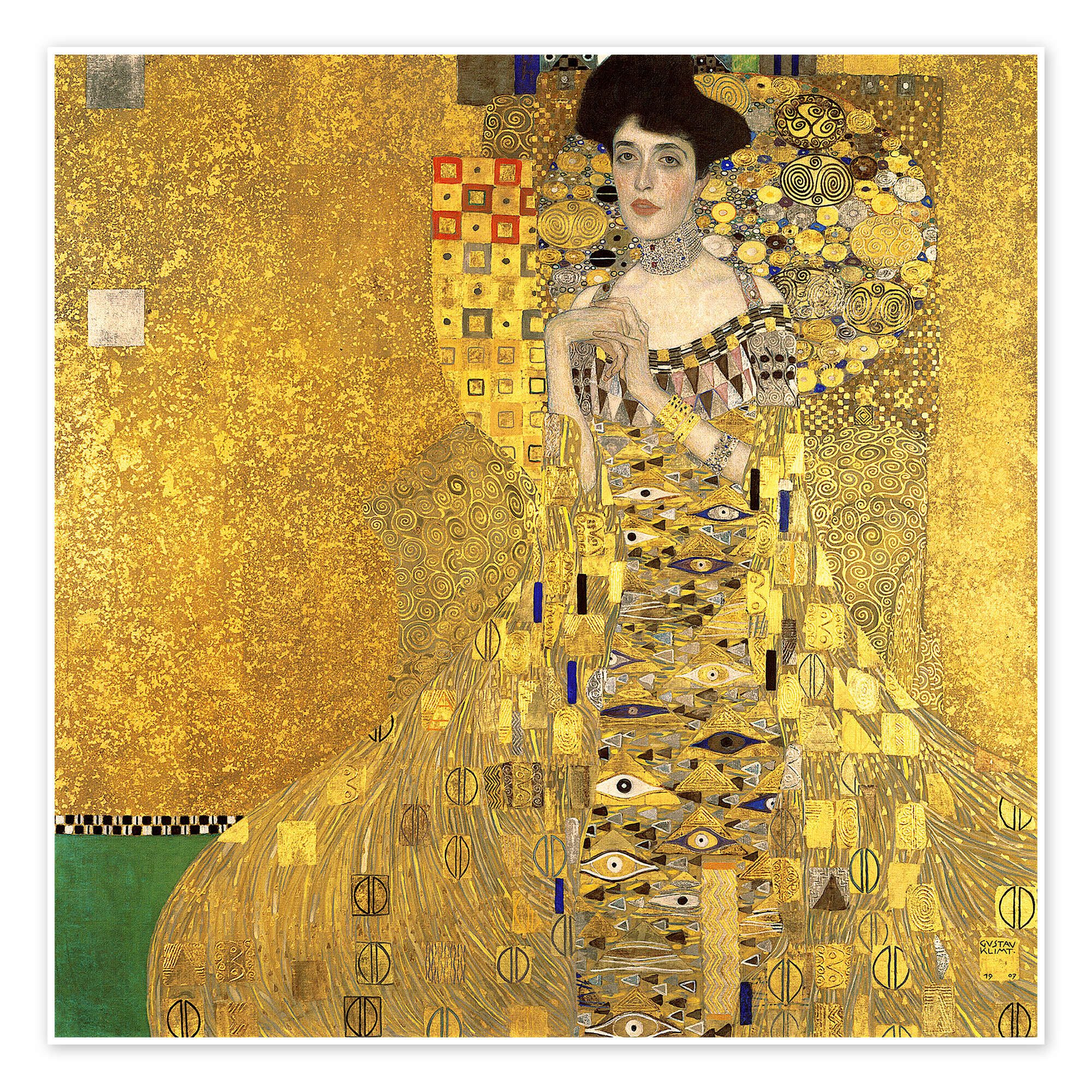 Posterlounge Wandbild Adele Bloch-Bauer, Gustav Klimt, erhältlich als Poster, Leinwandbild, Wandsticker oder Acrylglasbild
