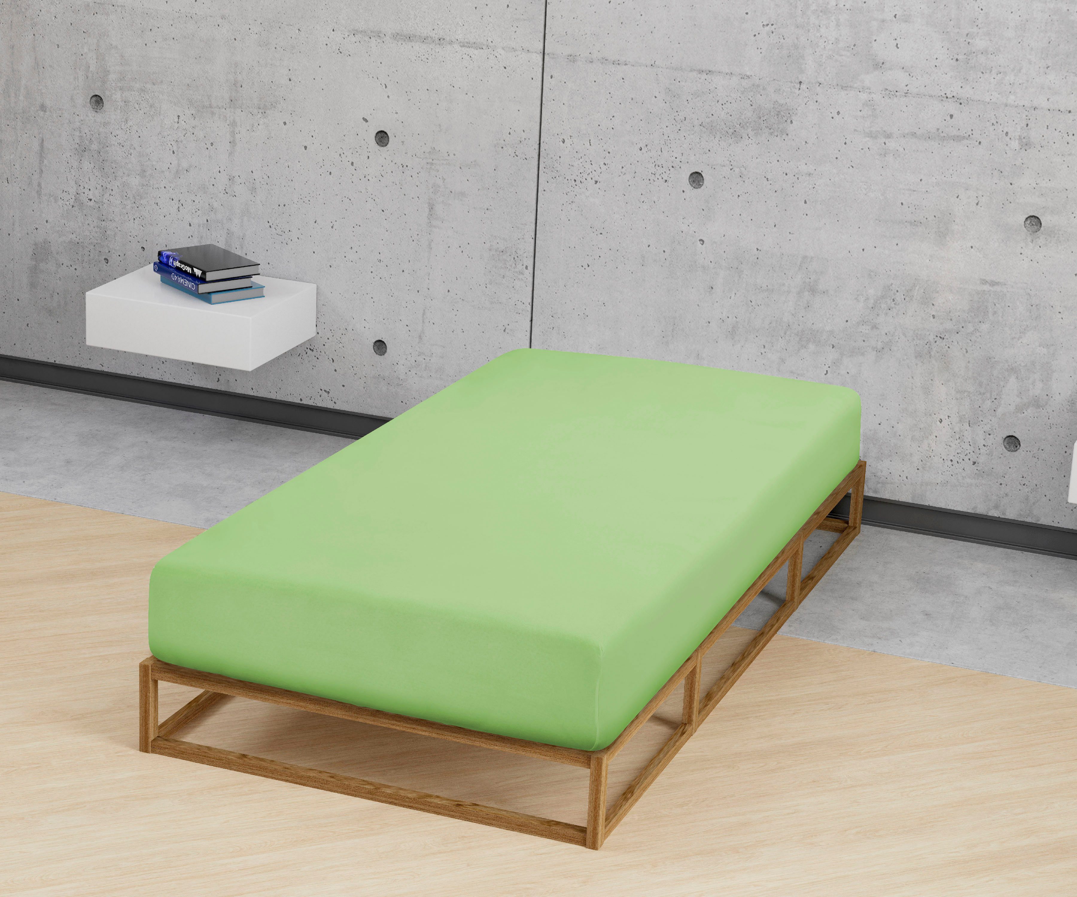 Biberna Spannbettlaken Leila, Jersey, Gummizug: rundum, (1 Stück), Bettlake günstig online kaufen