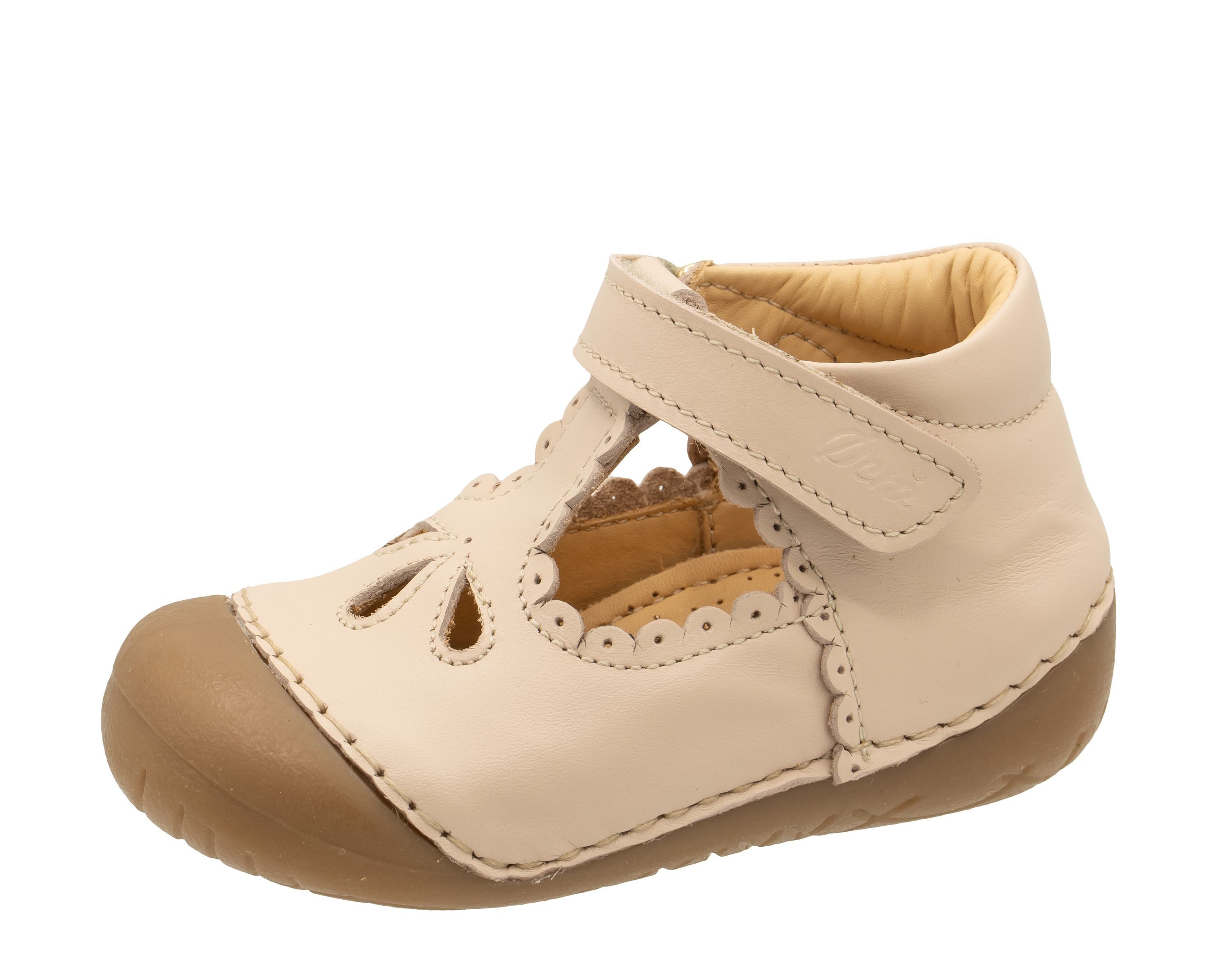Ocra Ocra Sandalen Lauflernschuhe 322 pflanz. geg. Leder Beige-Rosa Sandalette