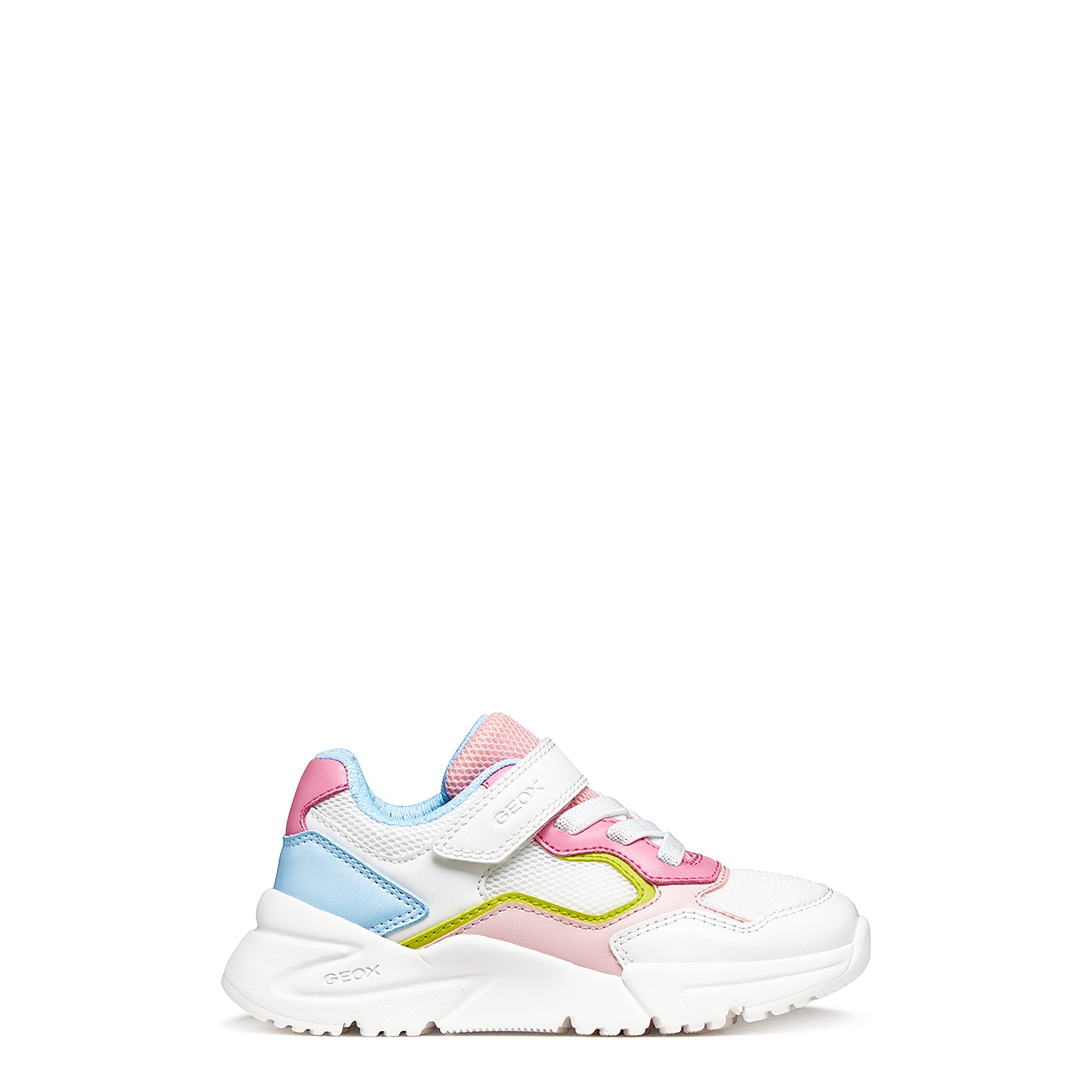 GEOX LOFTUS, Sneaker, Weiß,kombiniert, Kinder Sneaker