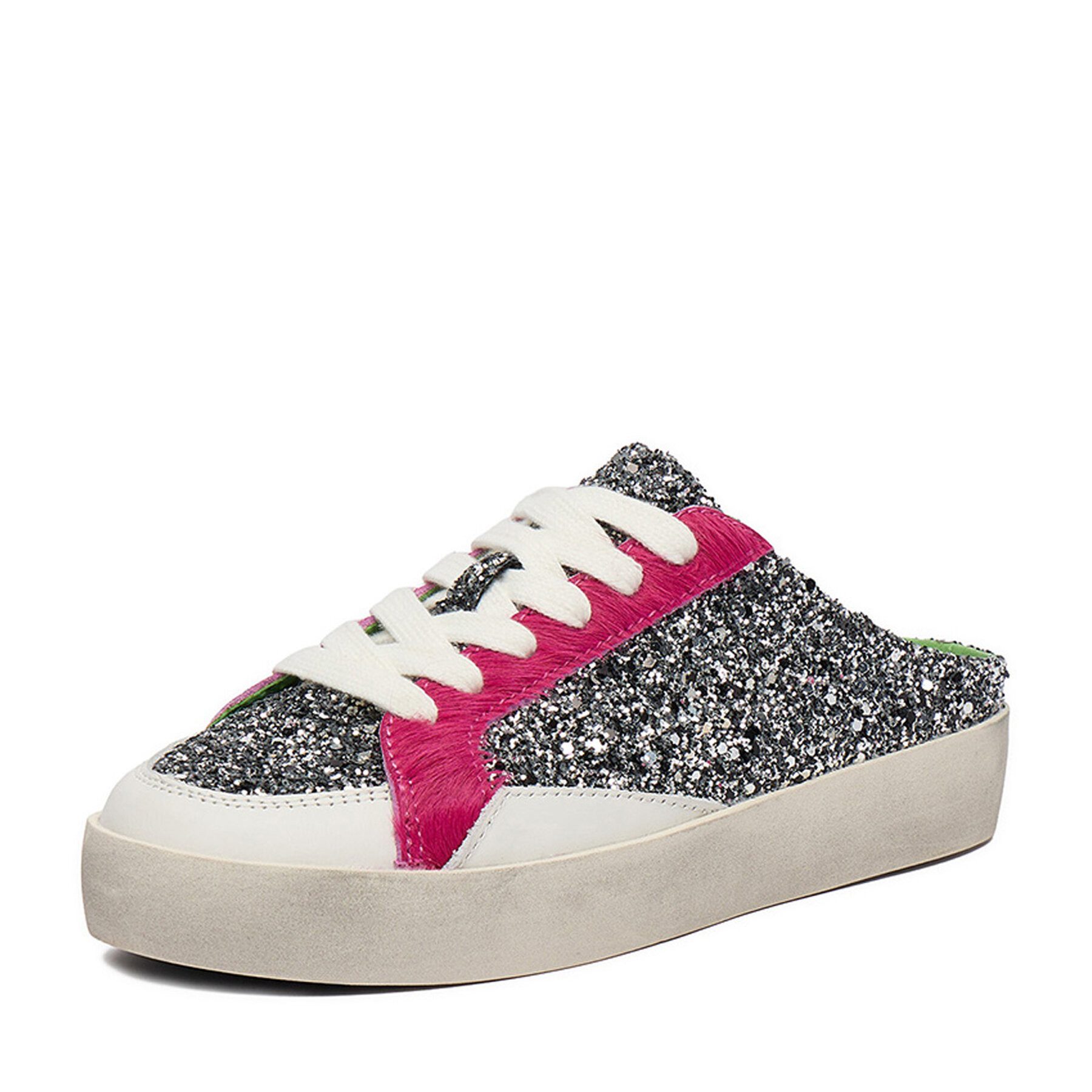 Eva Minge Eva Minge Damen-Flip-Flops in Silber Badepantolette