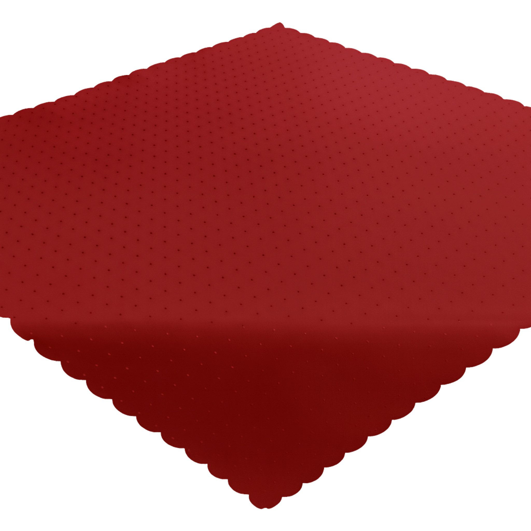 matches21 HOME & HOBBY Tischdecke Tischdecke 90 x 90 cm in Dunkelrot für Es günstig online kaufen