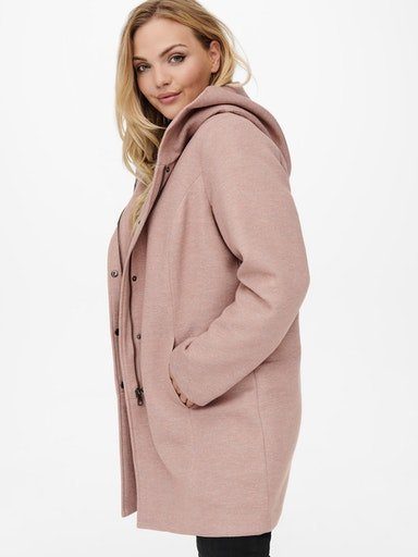 ONLY CARMAKOMA Kurzmantel CARSEDONA LIGHT OTW Melange COAT Mocha Mousse NOOS