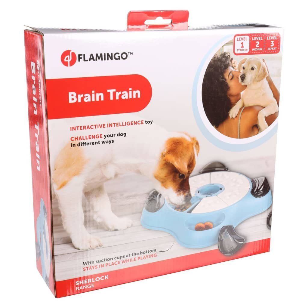 Hundespielzeug Flamingo 28,8x28,8x8,6 Sherlock cm Hunde-Ballschleuder