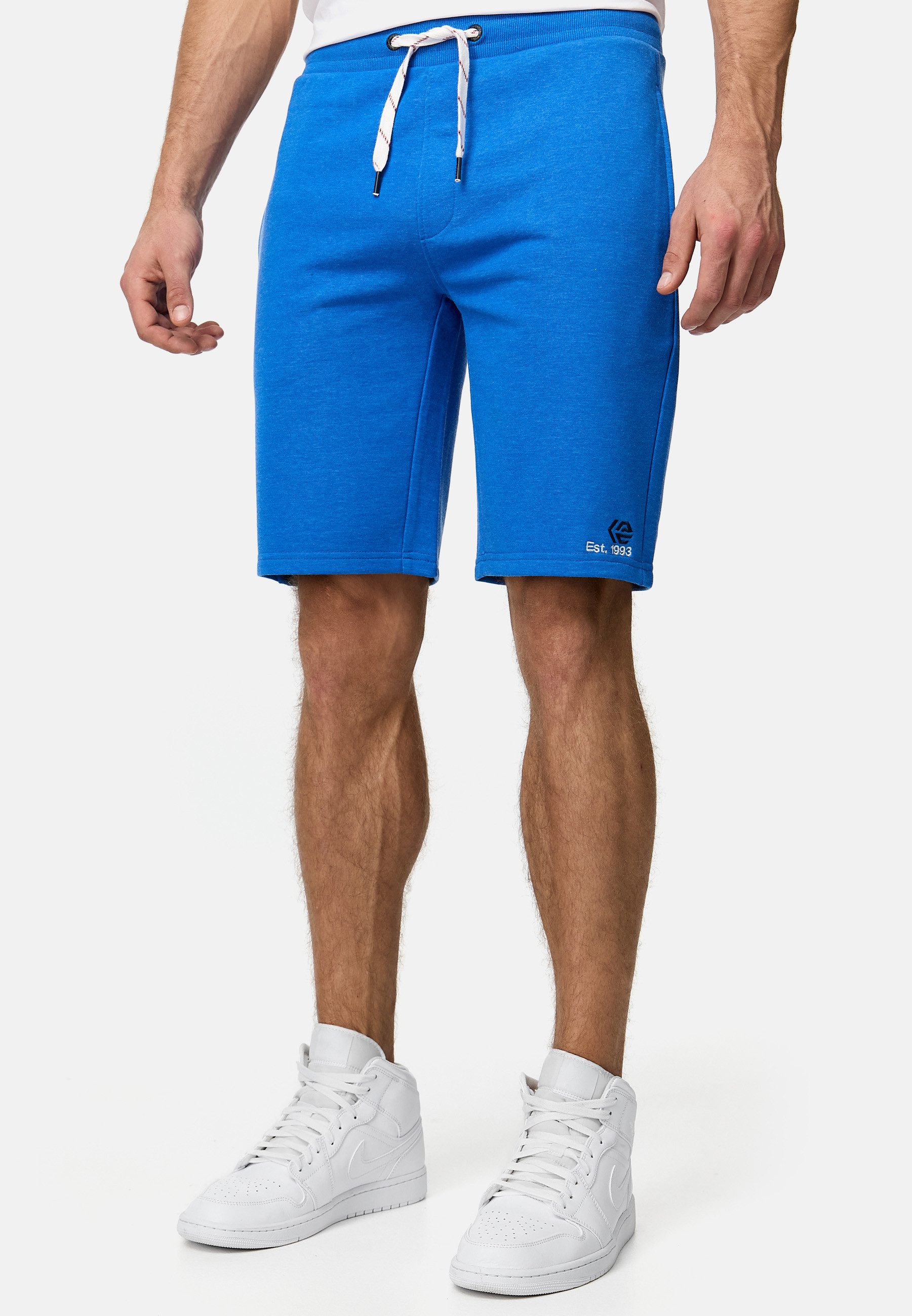 Indicode Sweatshorts Herren INRobbie Sweat Shorts Herrenshorts mit Kordelzug