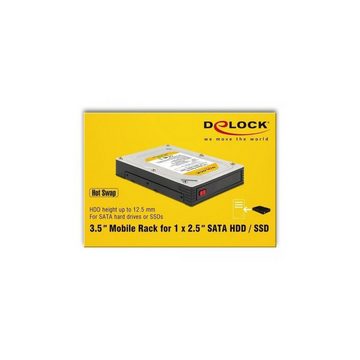 Delock Festplatten-Einbaurahmen 47224 - 3.5" Wechselrahmen für 1 x 2.5" SATA HDD / SSD