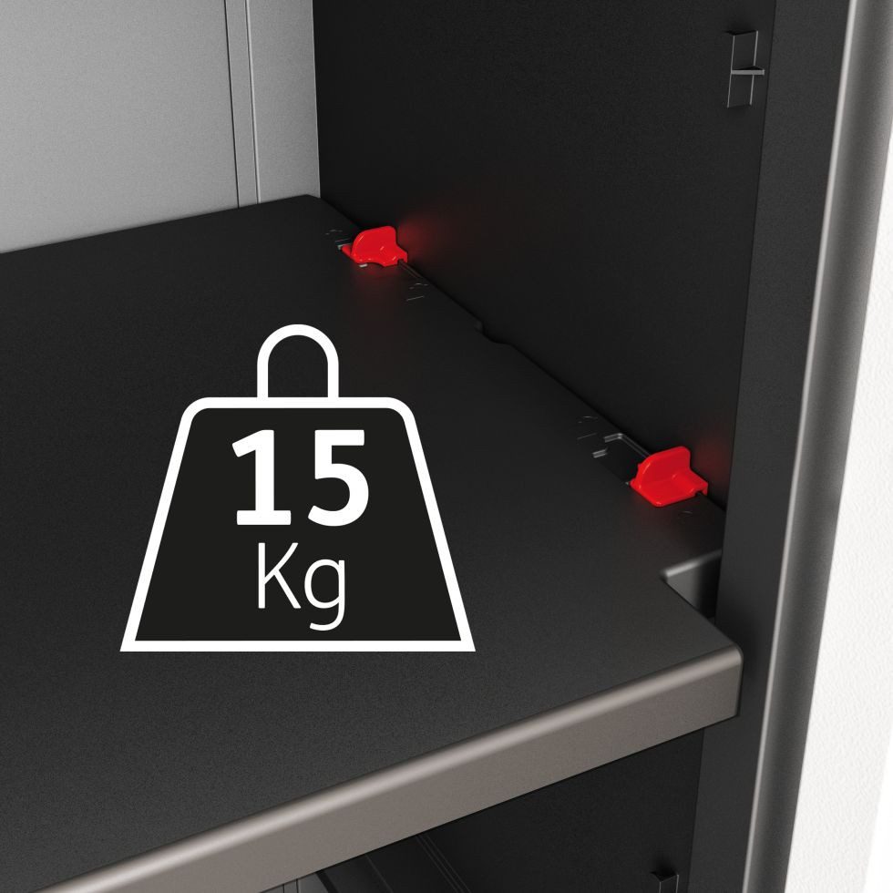 Keter Mehrzweckschrank Keter Kunststoffschrank Detroit niedrig 65 x 45 x