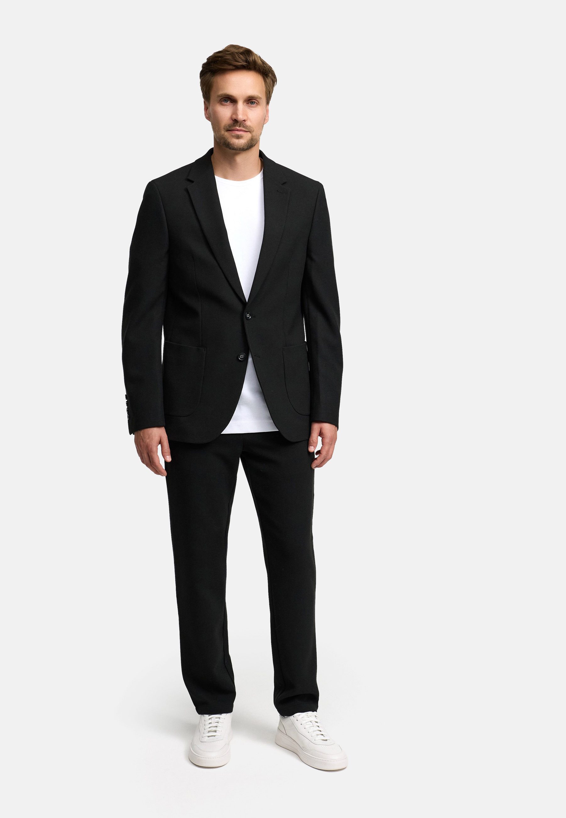 Jeff Anzug Herren JFLandon set 2-Teiler Herrenanzug (2-tlg) Moderner 2-Teiler aus Sakko und Hose für Business und Events