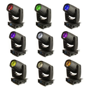 lightmaXX LED Scheinwerfer, VECTOR BEAM 2.0, LED Moving Head, 200W, Beam-Moving-Head, 12 Farben