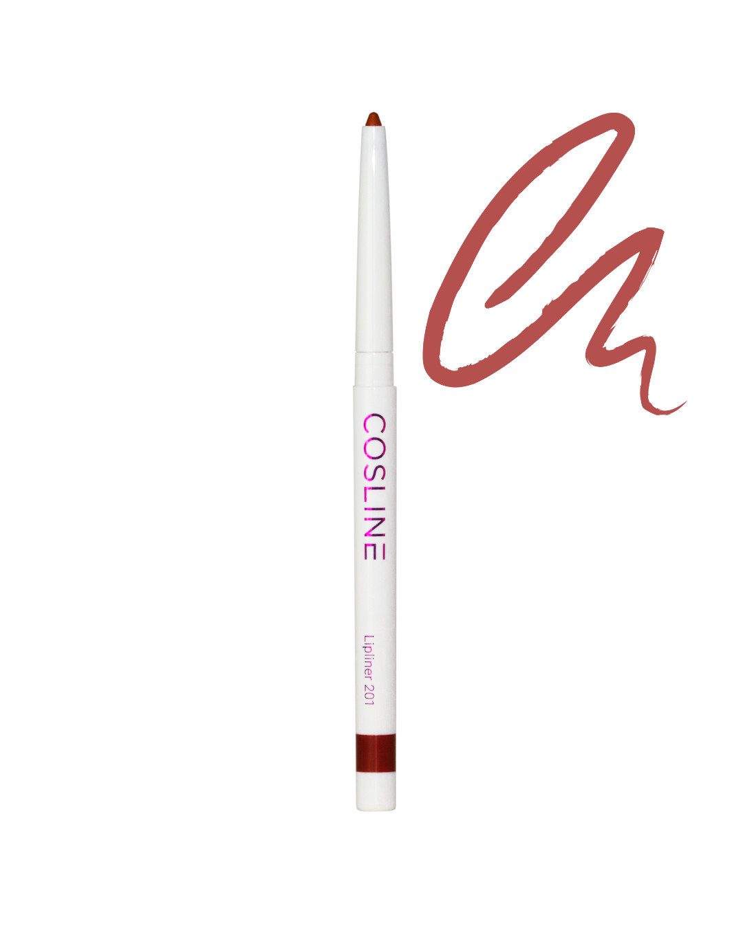 Cosline Cosmetics Lipliner Lippenkonturenstift, cremig, langanhaltend, ohne Anspitzen