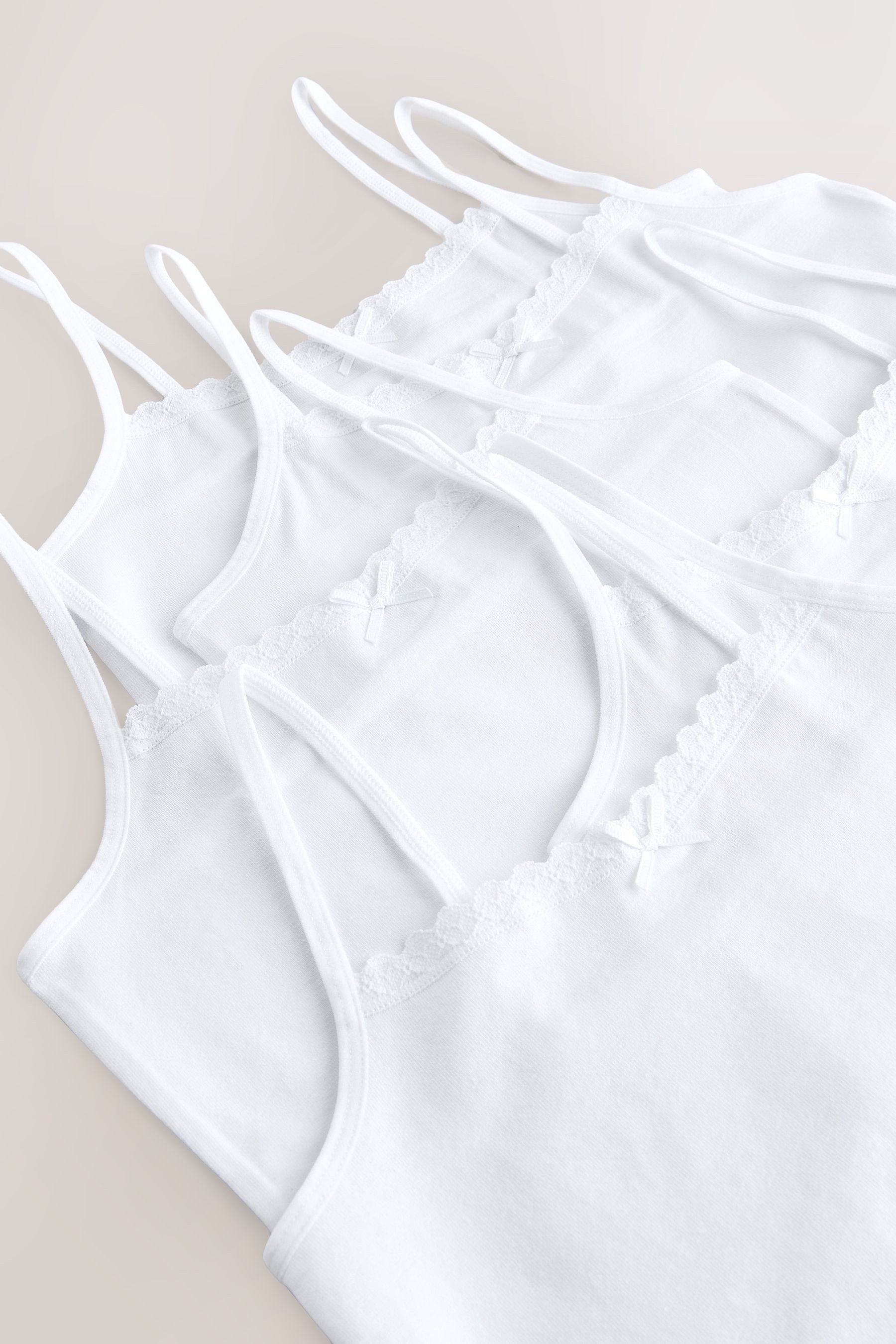 Next Trägertop Trägertops mit elastischen Trägern, 5er-Pack (5-tlg)