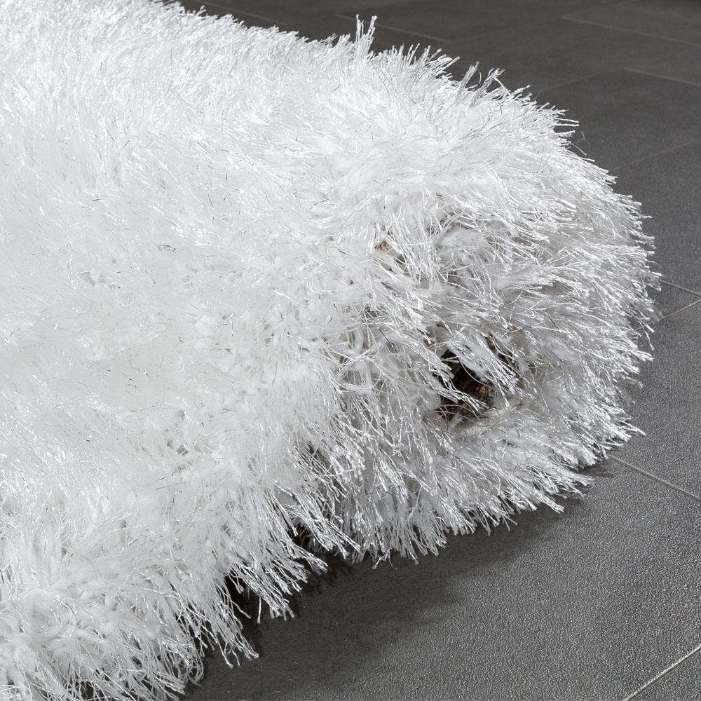 Paco Home Hochflor-Teppich Glamour 300, rechteckig, Höhe: 70 mm, Uni Farben, mit weichem Glanz Garn, auch als Läufer erhältlich – Bild 5 von 5