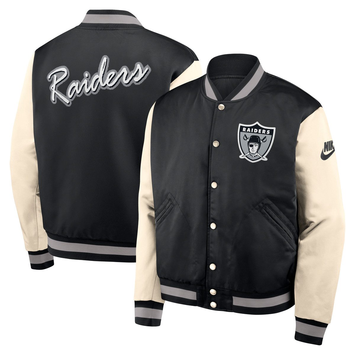 Nike Bomberjacke Nike Collegejacke Las Vegas Raiders Nike Legacy Bomber Jac günstig online kaufen