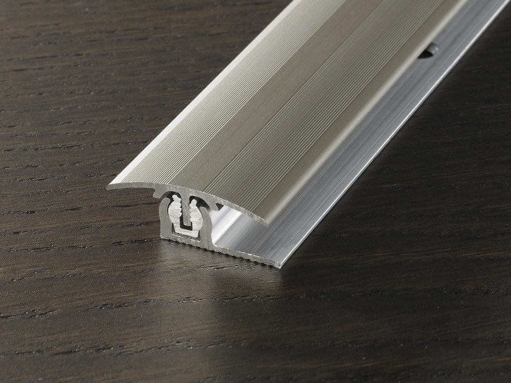 PRO Line Übergangsprofil Übergangsprofil PROVARIO Universal Aluminium eloxiert Edelstahl