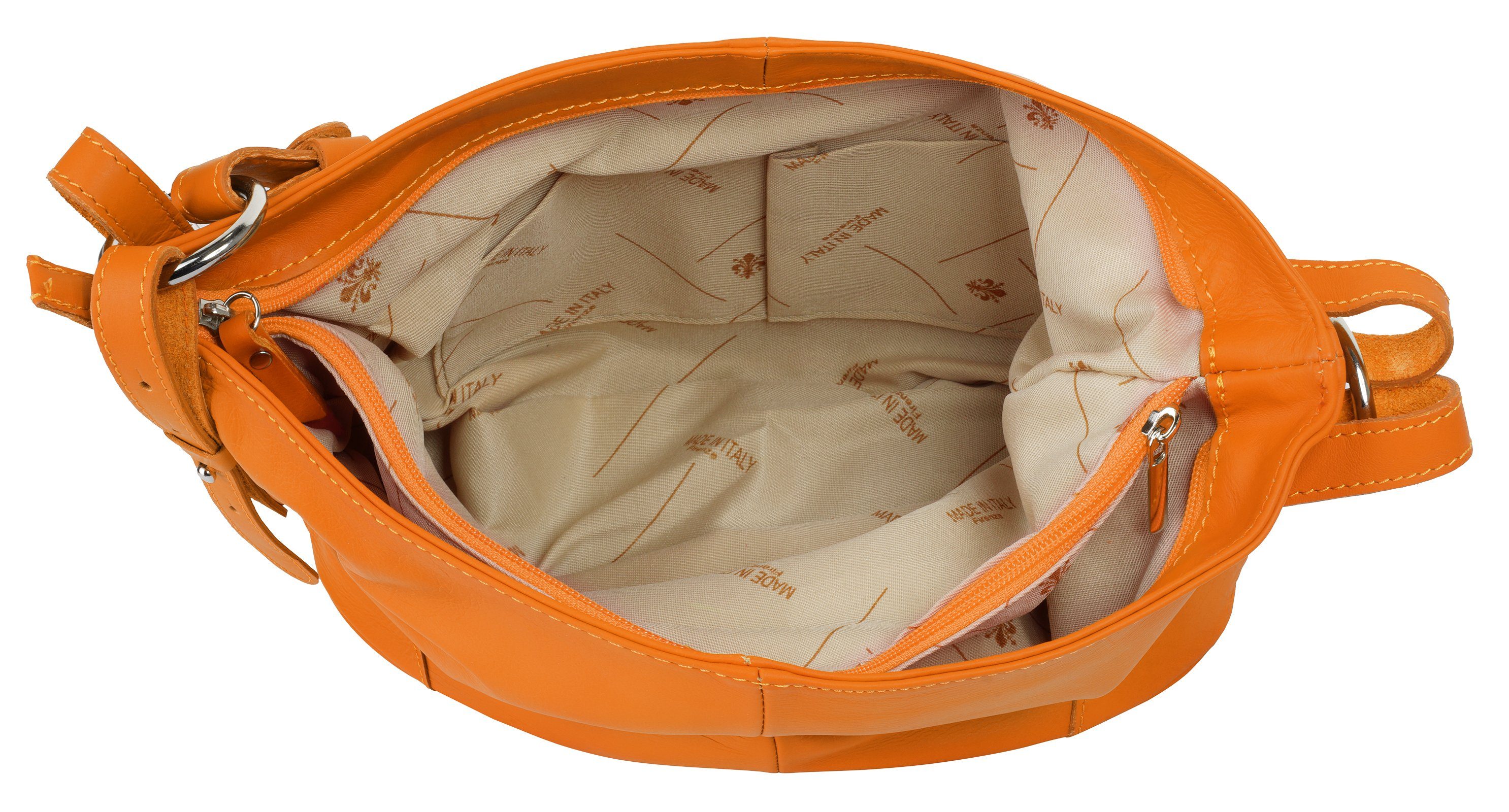 Samantha Look Umhängetasche SAMANTHA LOOK Damen echt Leder, Made in Italy, echt Leder, Made in Italy – Bild 5 von 5
