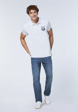 Oklahoma Jeans Poloshirt aus Piqué