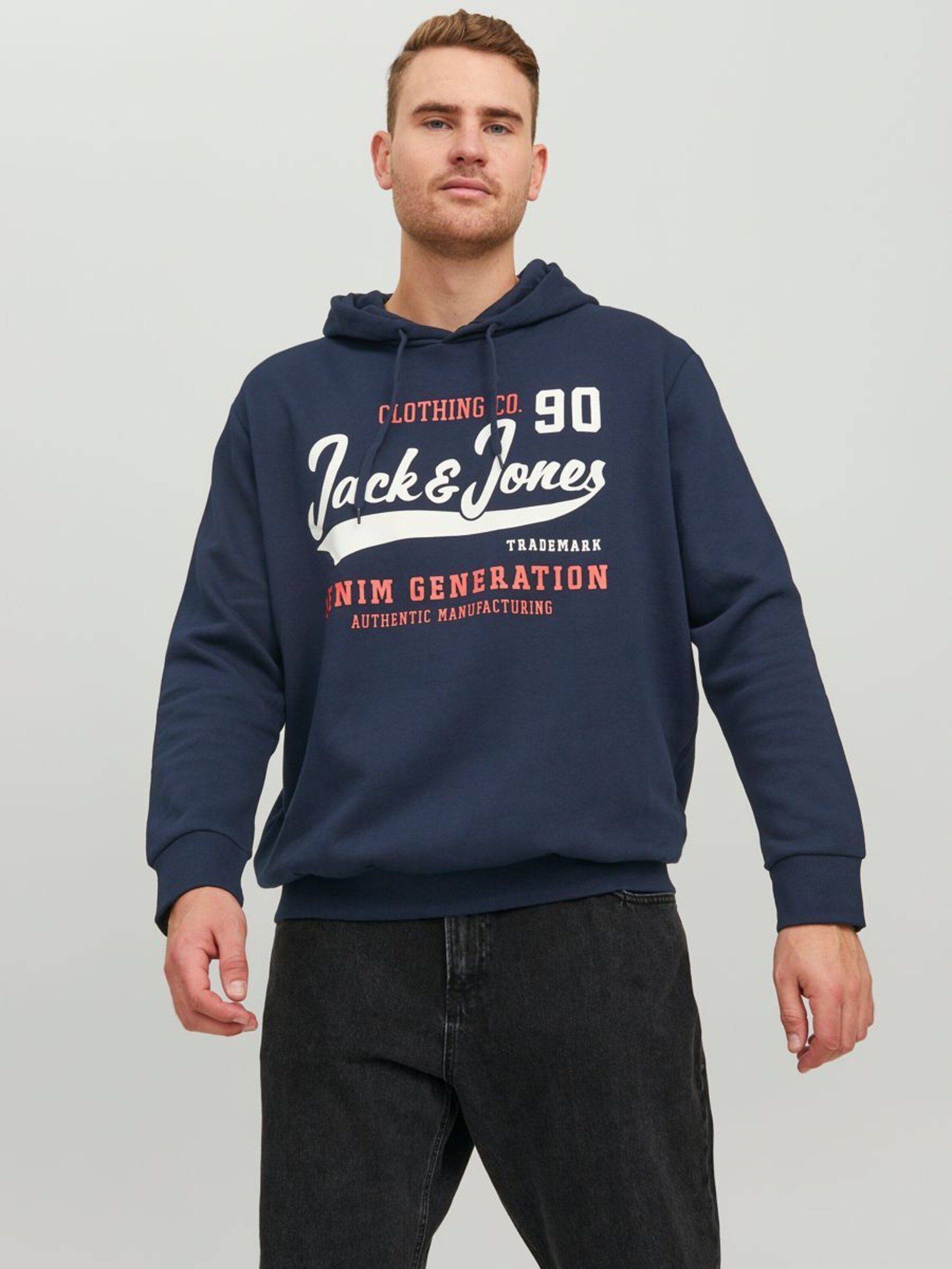 Jack & Jones Plus navy (1-tlg) blazer Sweatshirt