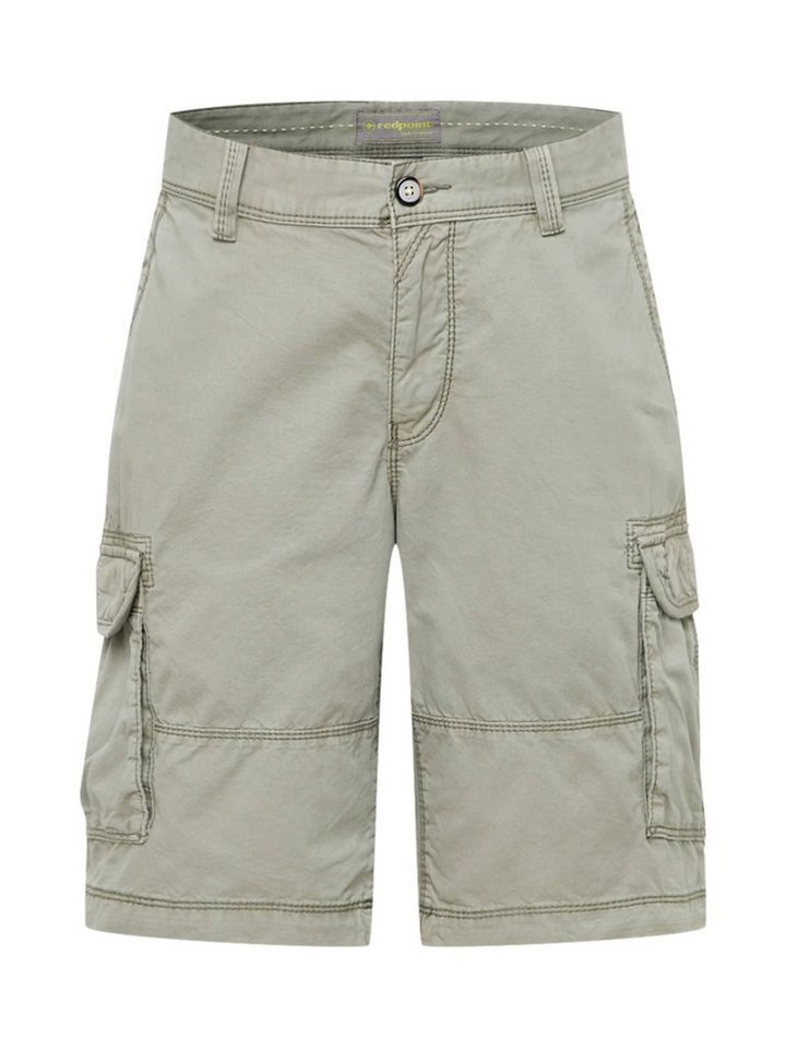 Redpoint Cargoshorts (1-tlg), Abgesteppter Saum/Kante