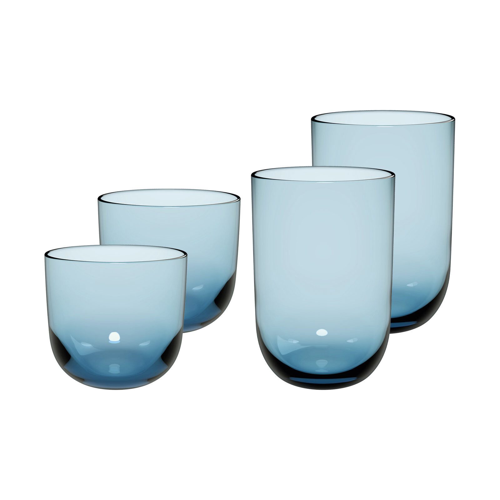 like. by Villeroy & Boch Glas Like Glass Trinkgläser 4er Set, 4-tlg., Glas