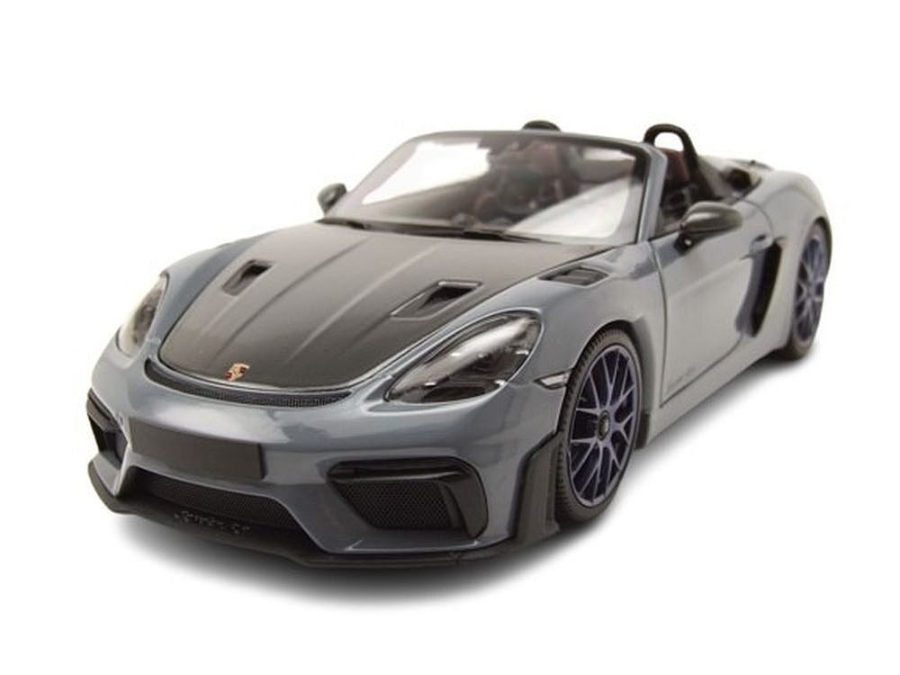 Minichamps Modellauto Porsche Spyder RS Weissach Package 2024 grau, Maßstab 1:18